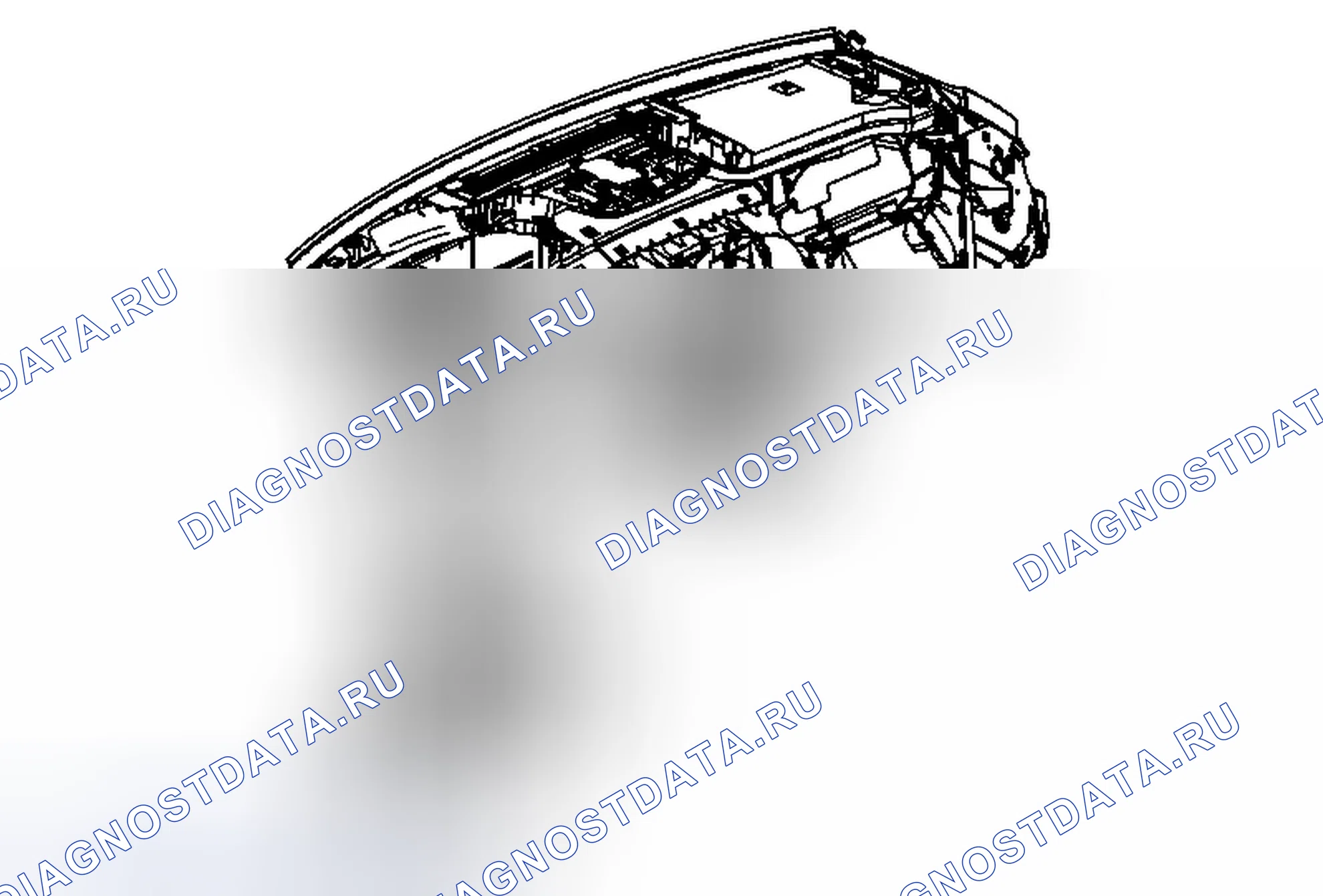 Рис. 11: Замена модуля приборной панели подушки безопасности. Buick LaCrosse II рестайлинг