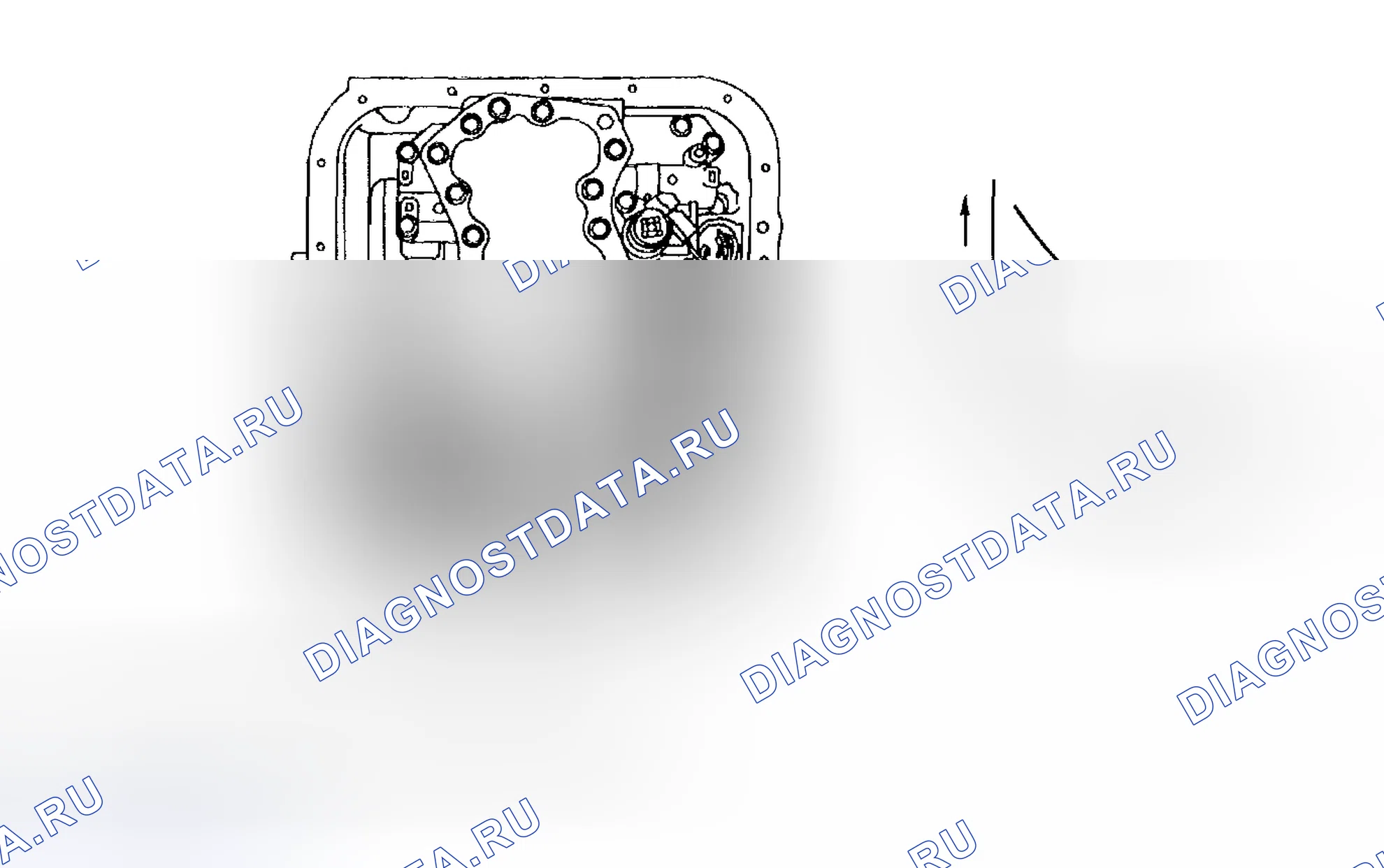 Рис. 1246: Идентификация температурного датчика ATF. Honda X-NV I