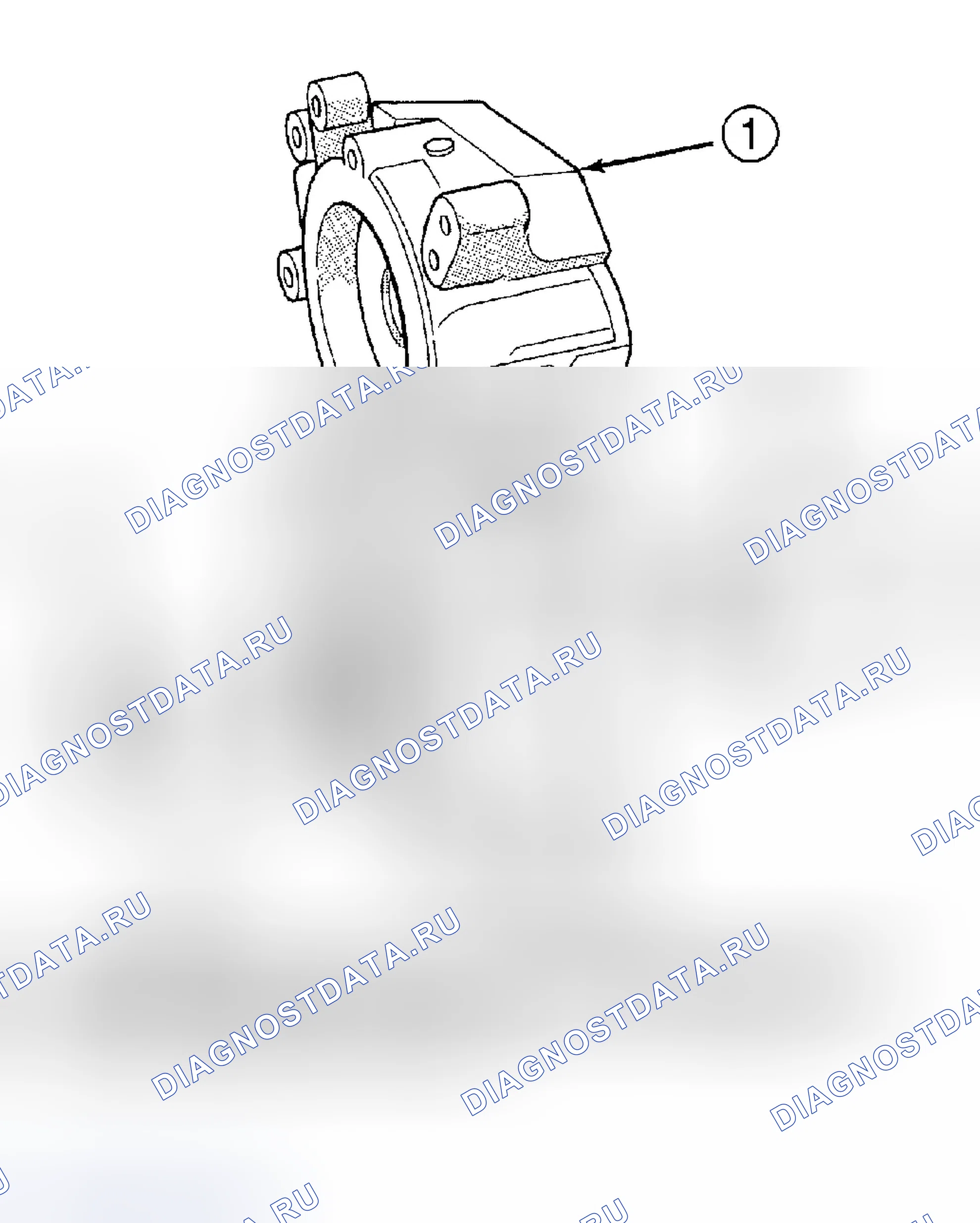 Рис. 73: МОНТАЖ - ПЕРЕДНЕЕ МАСЛЯНОЕ УПЛОТНЕНИЕ - ПЕРЕДНЯЯ КРЫШКА СНЯТА. Dodge Pickup R2500 