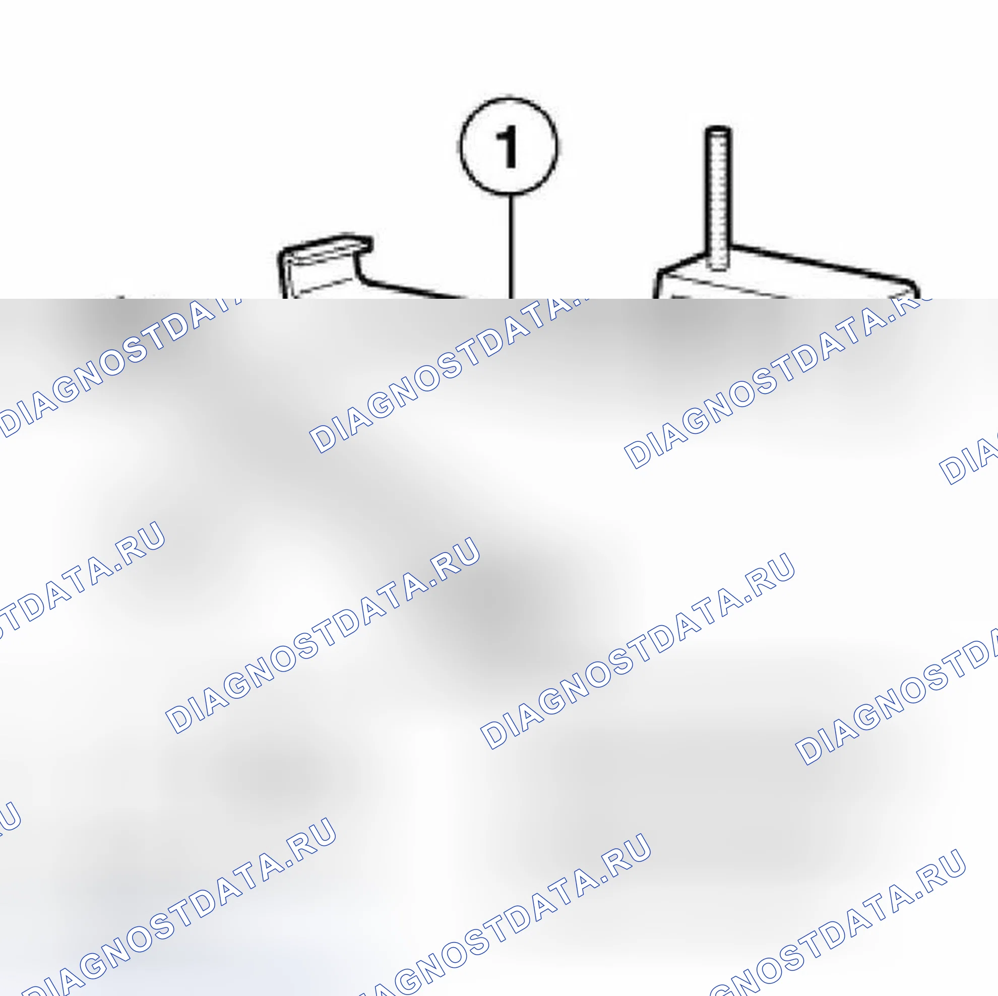 Рис. 425: 11 8 020 Крепежное приспособление двигателя. BMW Z4 E85/E86