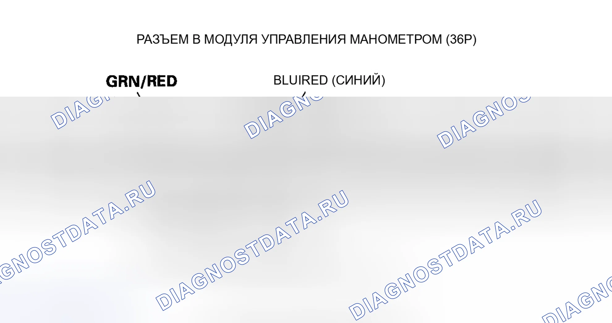 Рис. 13: Входной тест модуля управления манометром. Honda Pilot I рестайлинг
