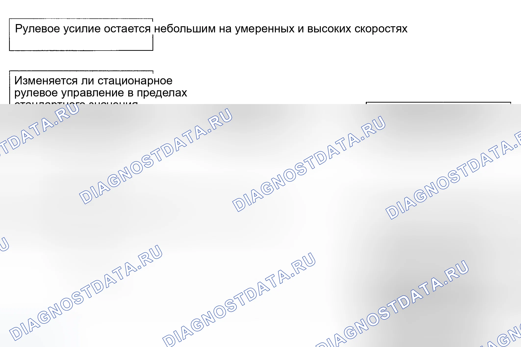 Рис. 1: Проблема Симптом 1: Рулевое усилие остается легким на умеренных и высоких скоростях. Hyundai Sonata IV рестайлинг