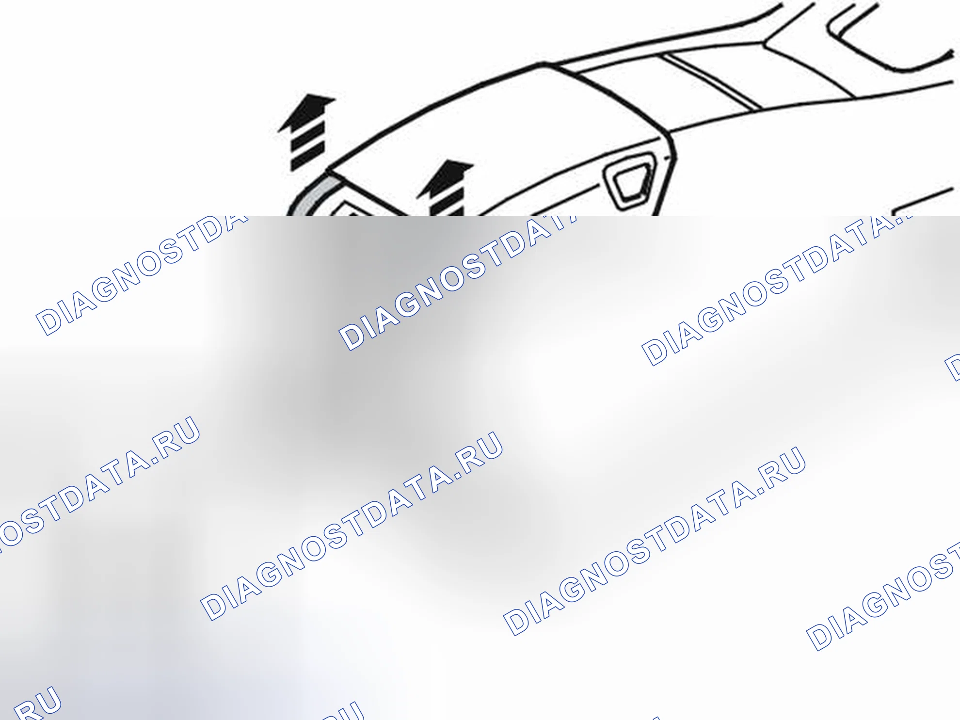 Рис. 75: Снятие крышки / подлокотника. Volvo V70 II