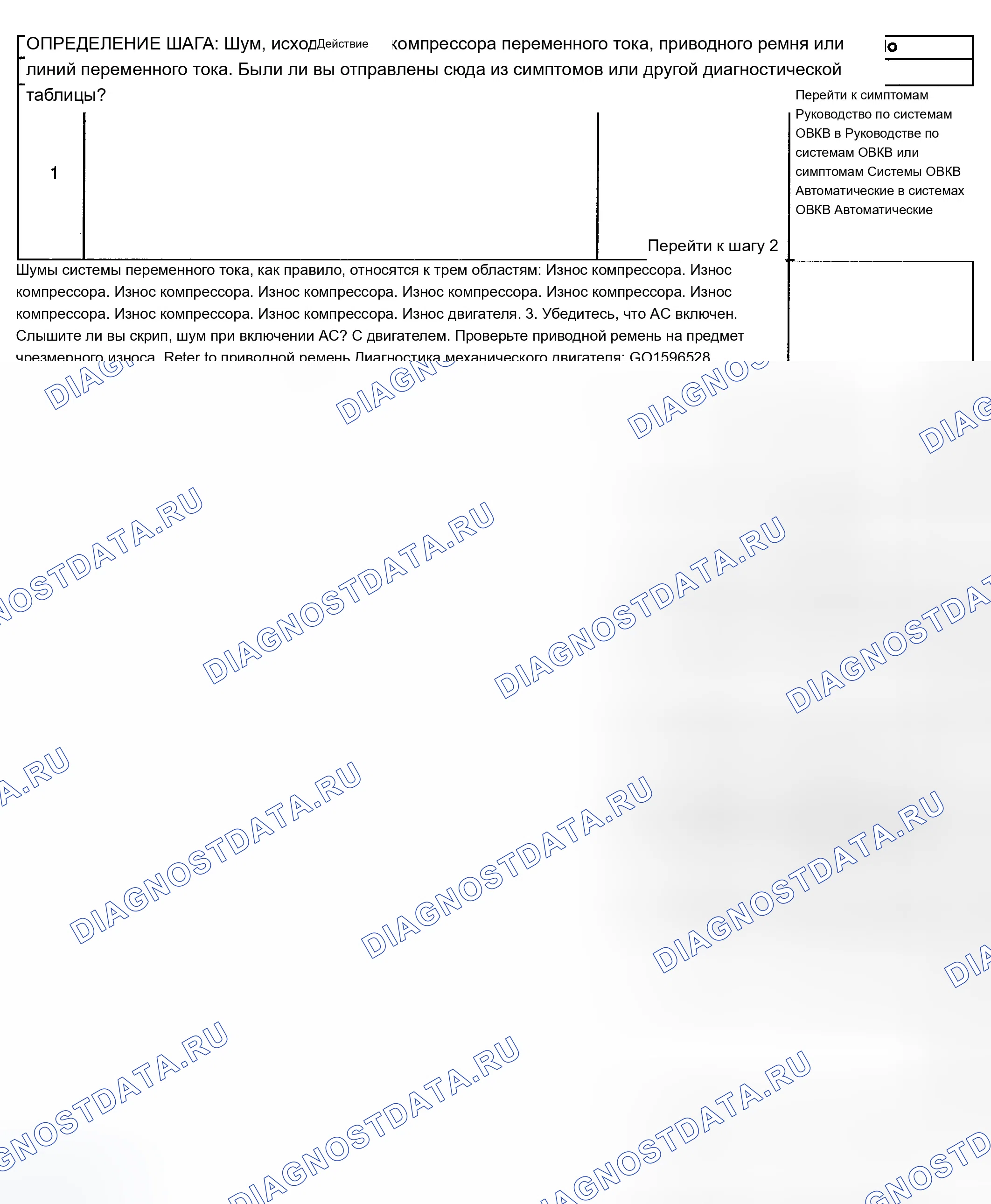 Рис. 32: Диагностика шума - система кондиционирования воздуха (A / C). Chevrolet TrailBlazer I
