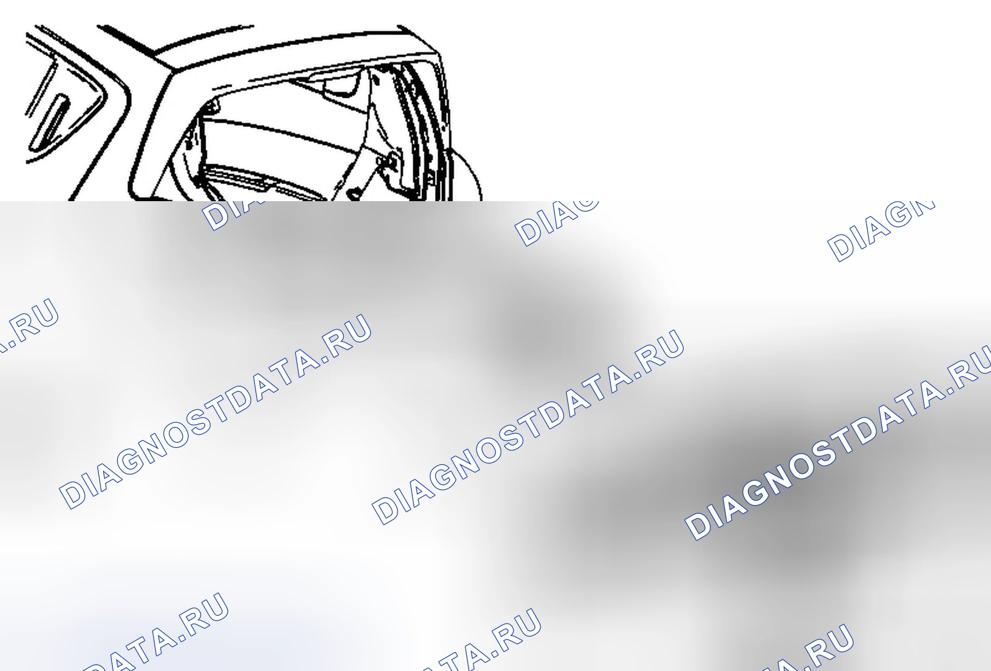 Рис. 2: Замена модуля отображения изображения с камеры заднего вида. Chevrolet Spark M300