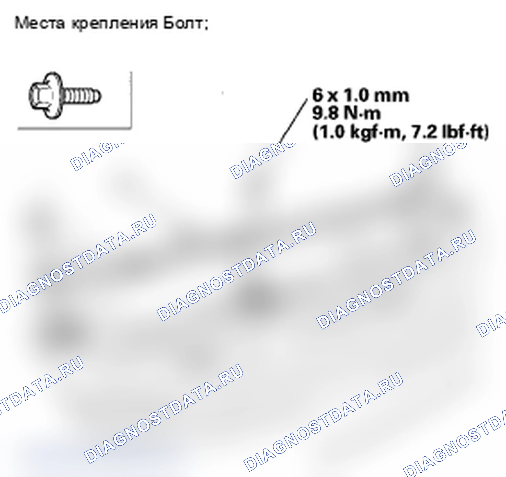 Рис. 4: Замена опоры крышки для груза. Acura MDX II