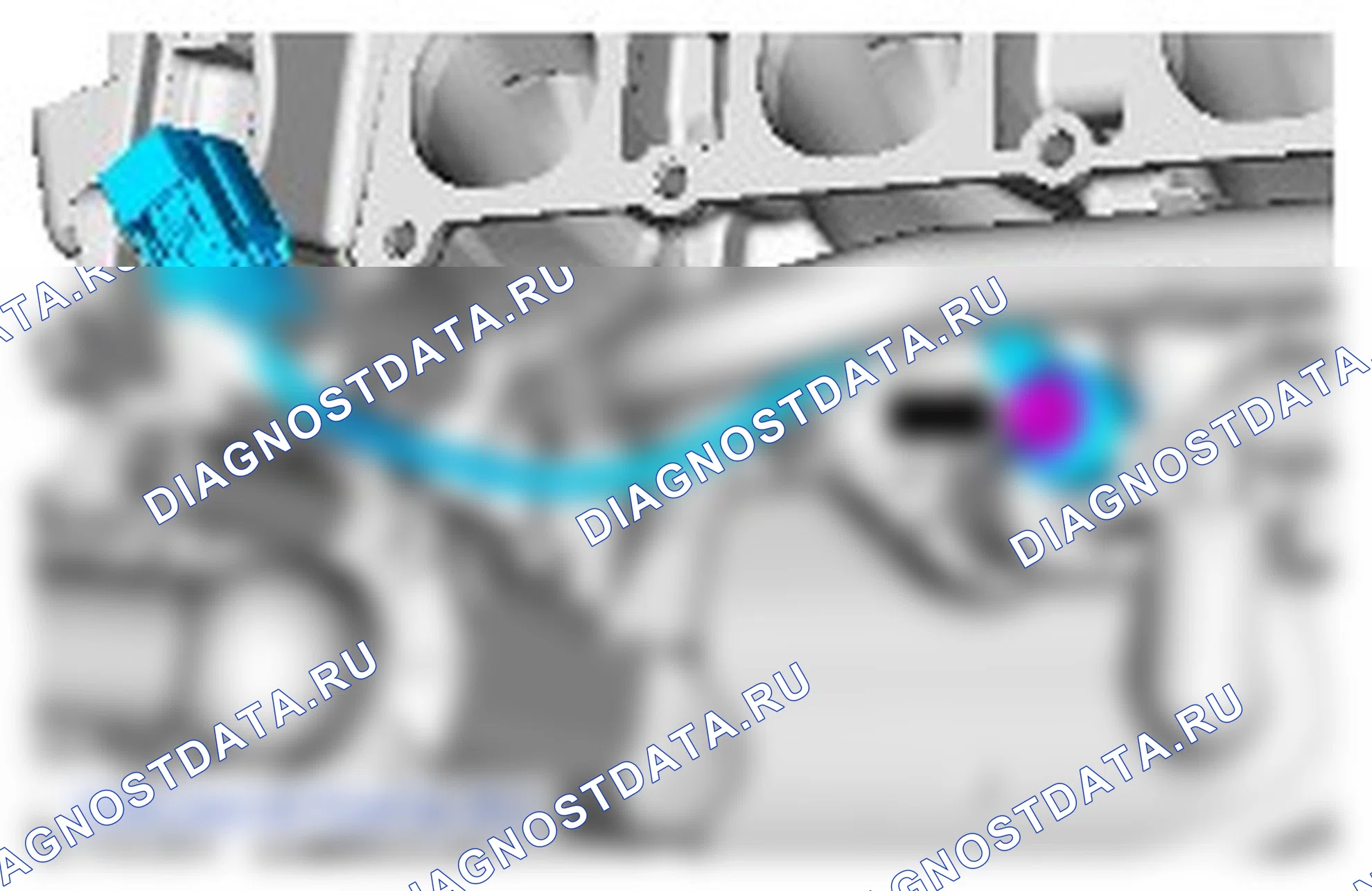 Как снять и установить датчик детонации (KS). Ford Kuga II