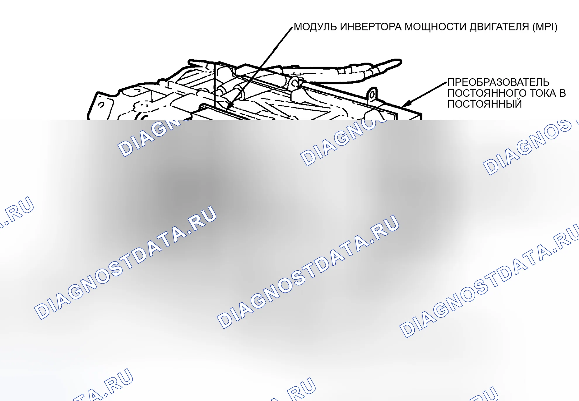 Рис. 396: Блок управления мощностью (PCU). Honda Insight I