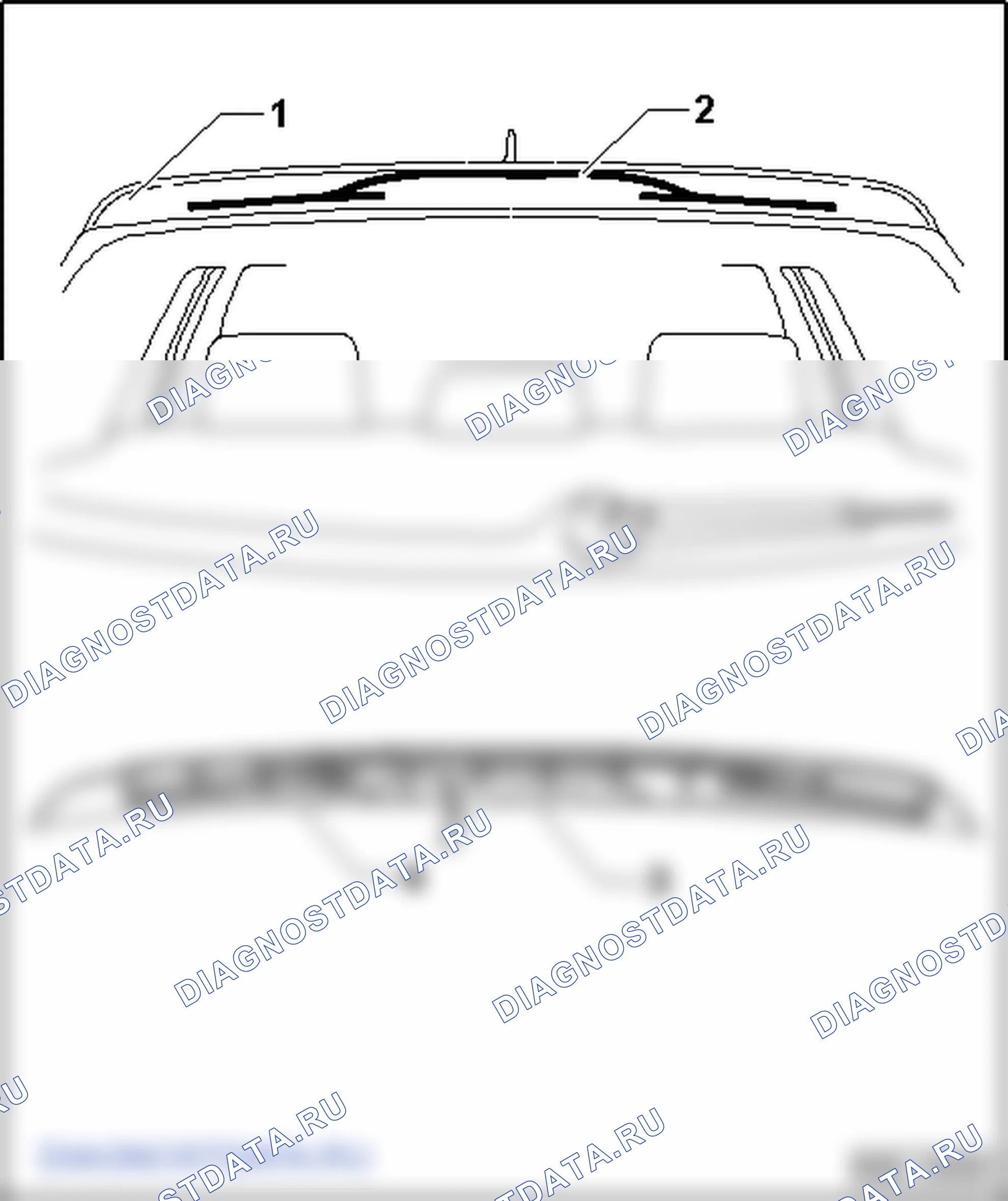 Спойлер на крыше. Volkswagen Golf Mk5