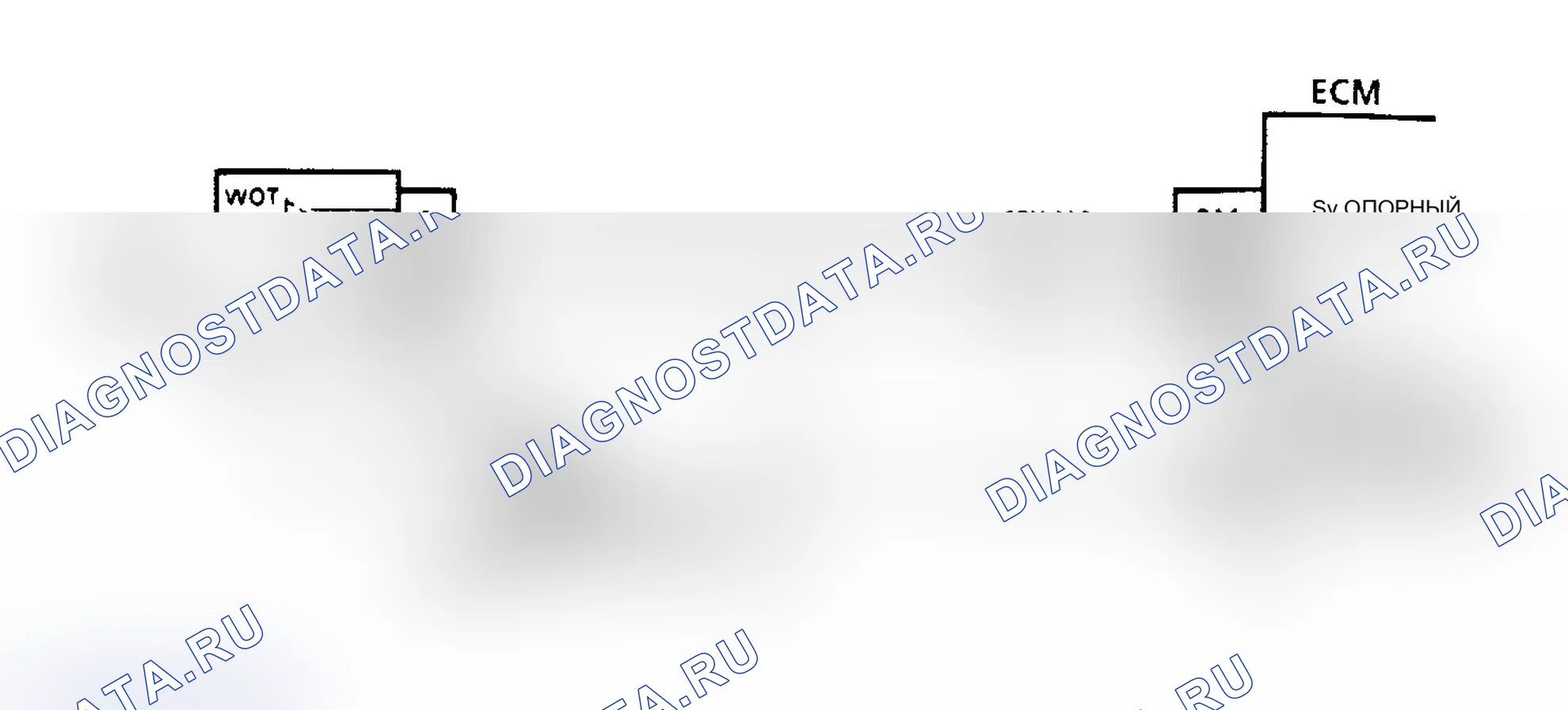 Рис. 269: Код 14. Напряжение сигнала датчик температуры ОЖ Lo Ckt Diag (3.3L A/N кузов). Buick Riviera VII