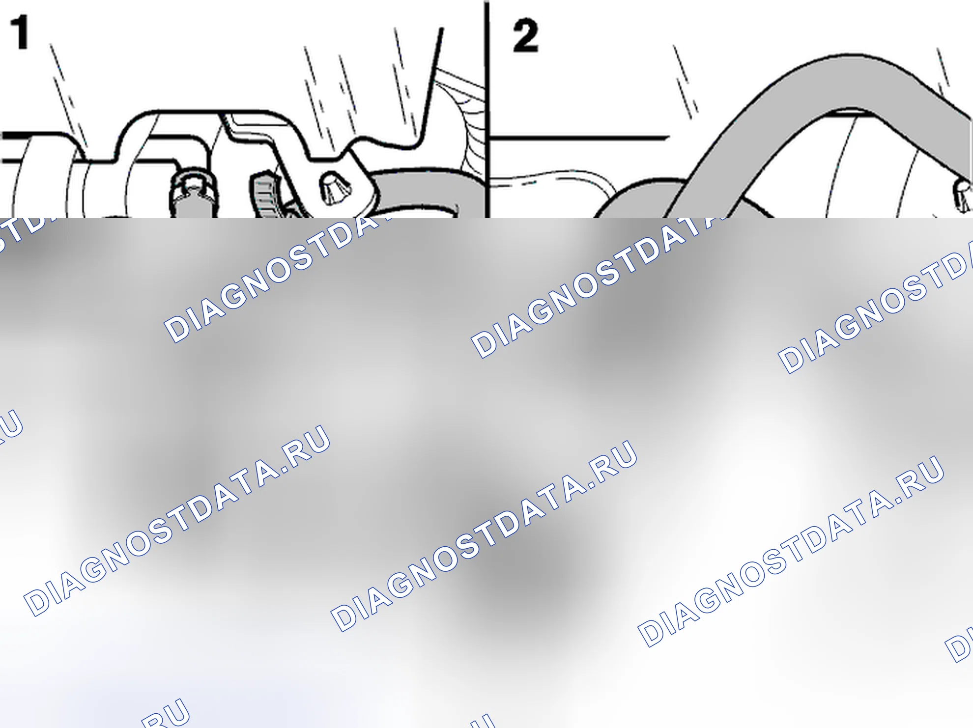 Рис. 117: Проверка работы вспомогательного электронасоса. Volvo S40 I рестайлинг