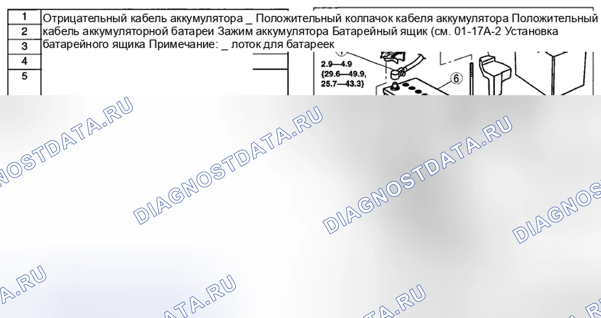 Рис. 2: СНЯТИЕ / УСТАНОВКА БАТАРЕИ [L3 С ТП]. Mazda CX-7 I рестайлинг