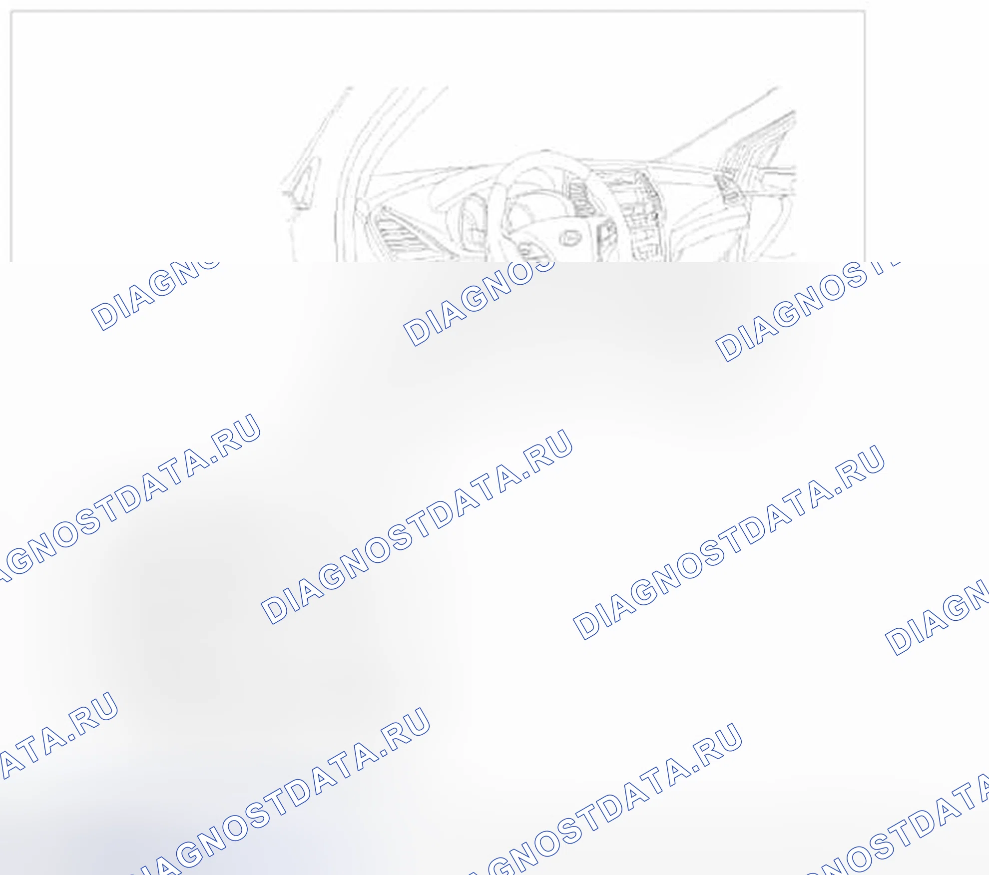 Рис. 6: Расположение компонентов. Hyundai Santa Fe III