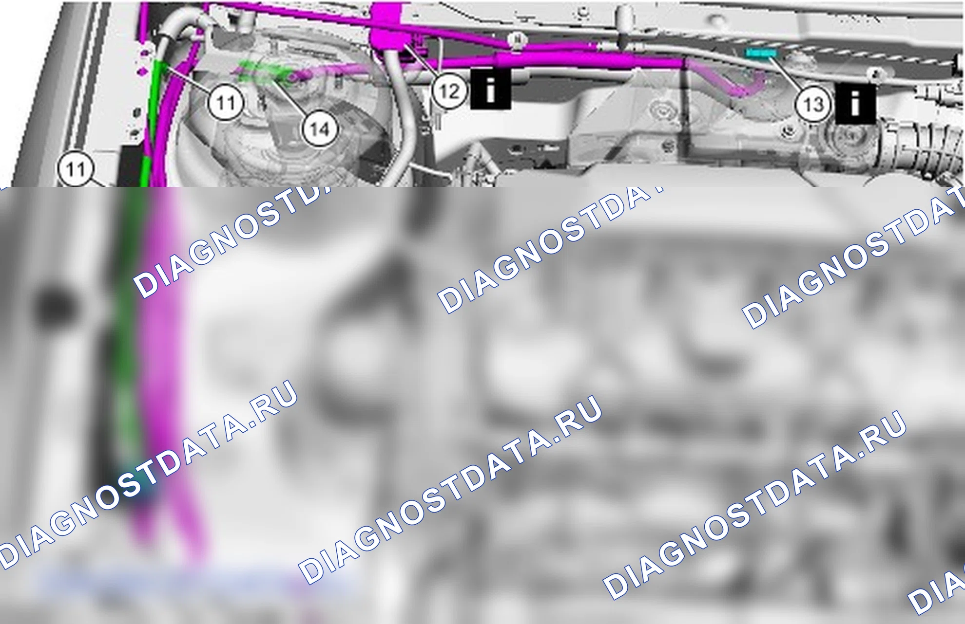 Как снять и установить магистраль, идущую от конденсатора к испарителю. Ford Mondeo III рестайлинг