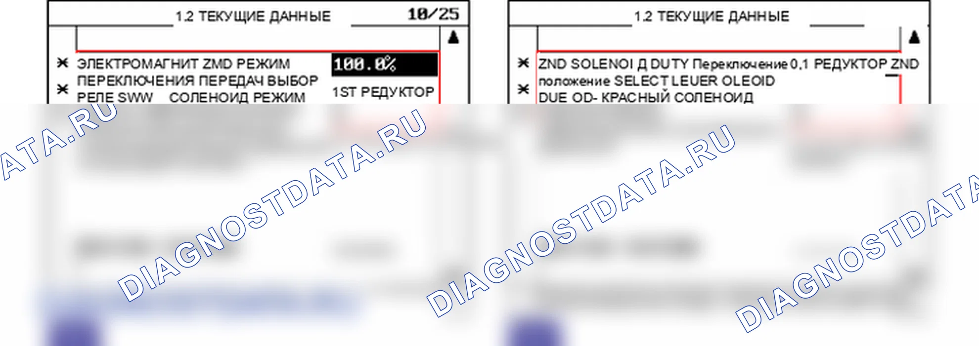 Данные диагностического сканера — P0760. Hyundai Santa Fe CM
