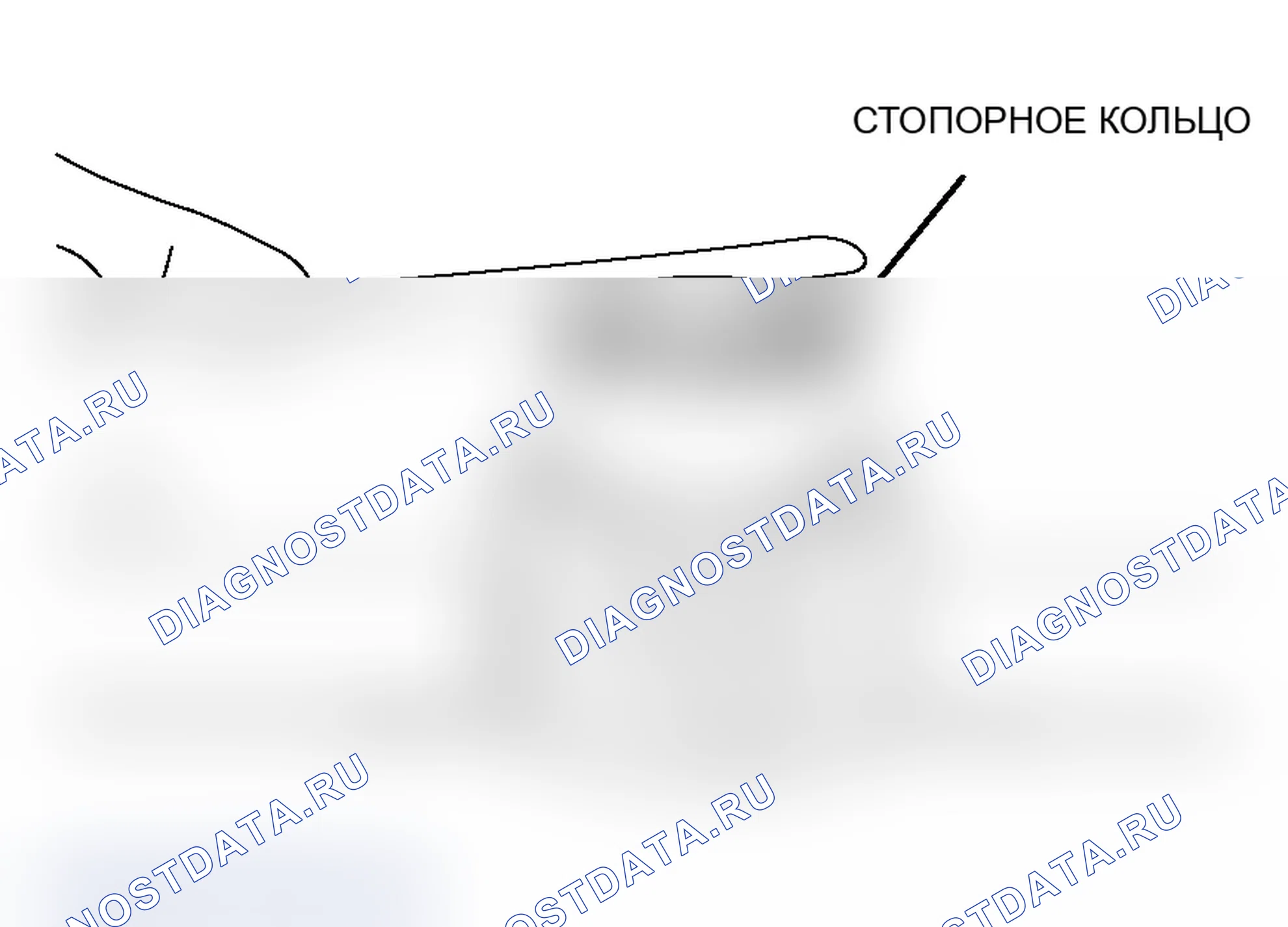 Рис. 126: >> B <<УСТАНОВКА СТОПОРНОГО КОЛЬЦА. Mitsubishi Lancer Ralliart IX рестайлинг