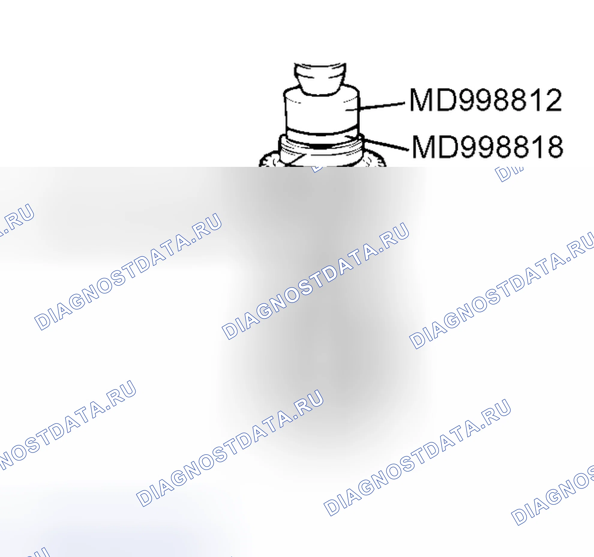 Рис. 286: > > P < < МОНТАЖ ШАРИКОПОДШИПНИКА. Mitsubishi Lancer IX рестайлинг