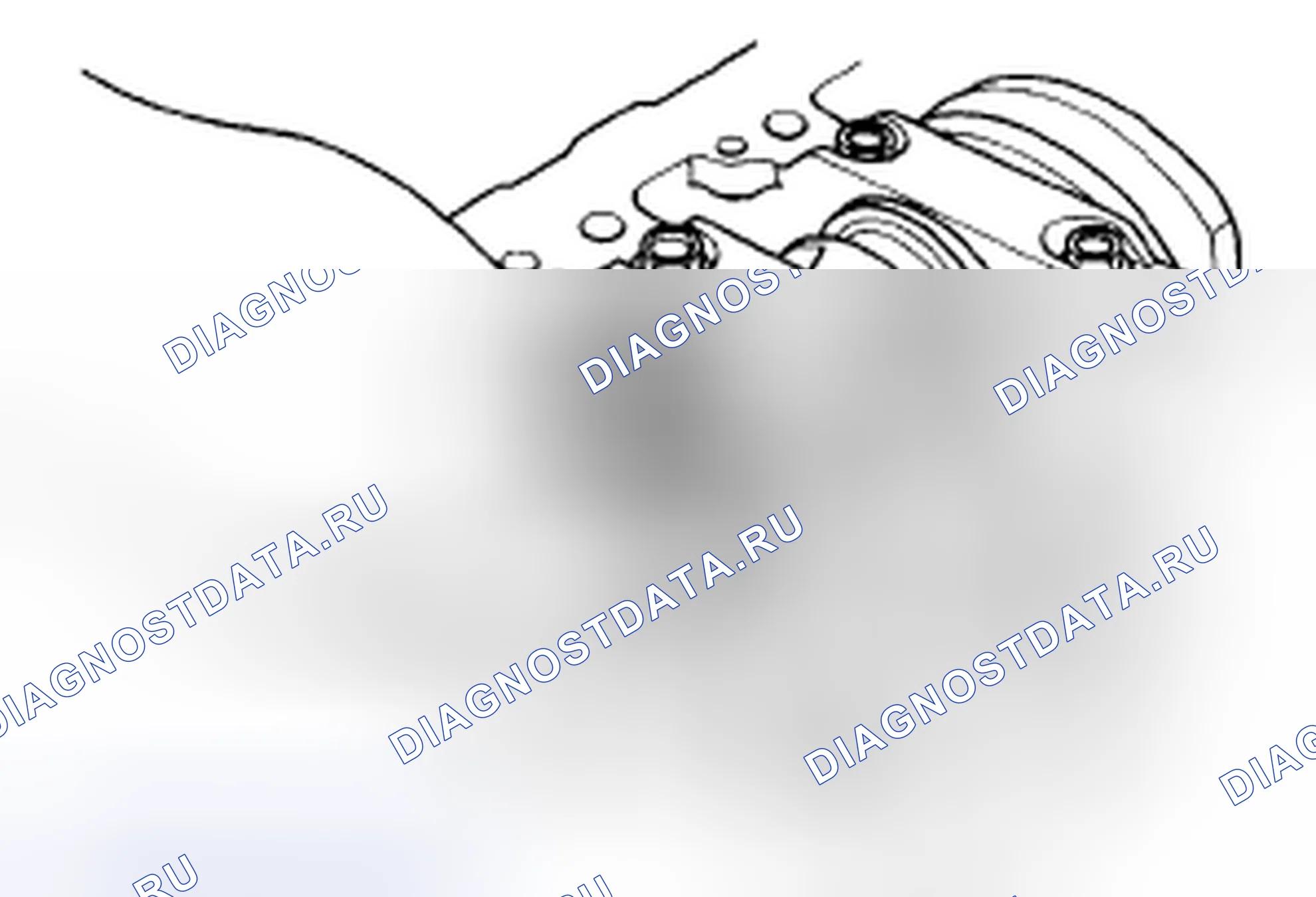 Рис. 338: Проверка зазора между стержневыми подшипниками. Acura CSX I