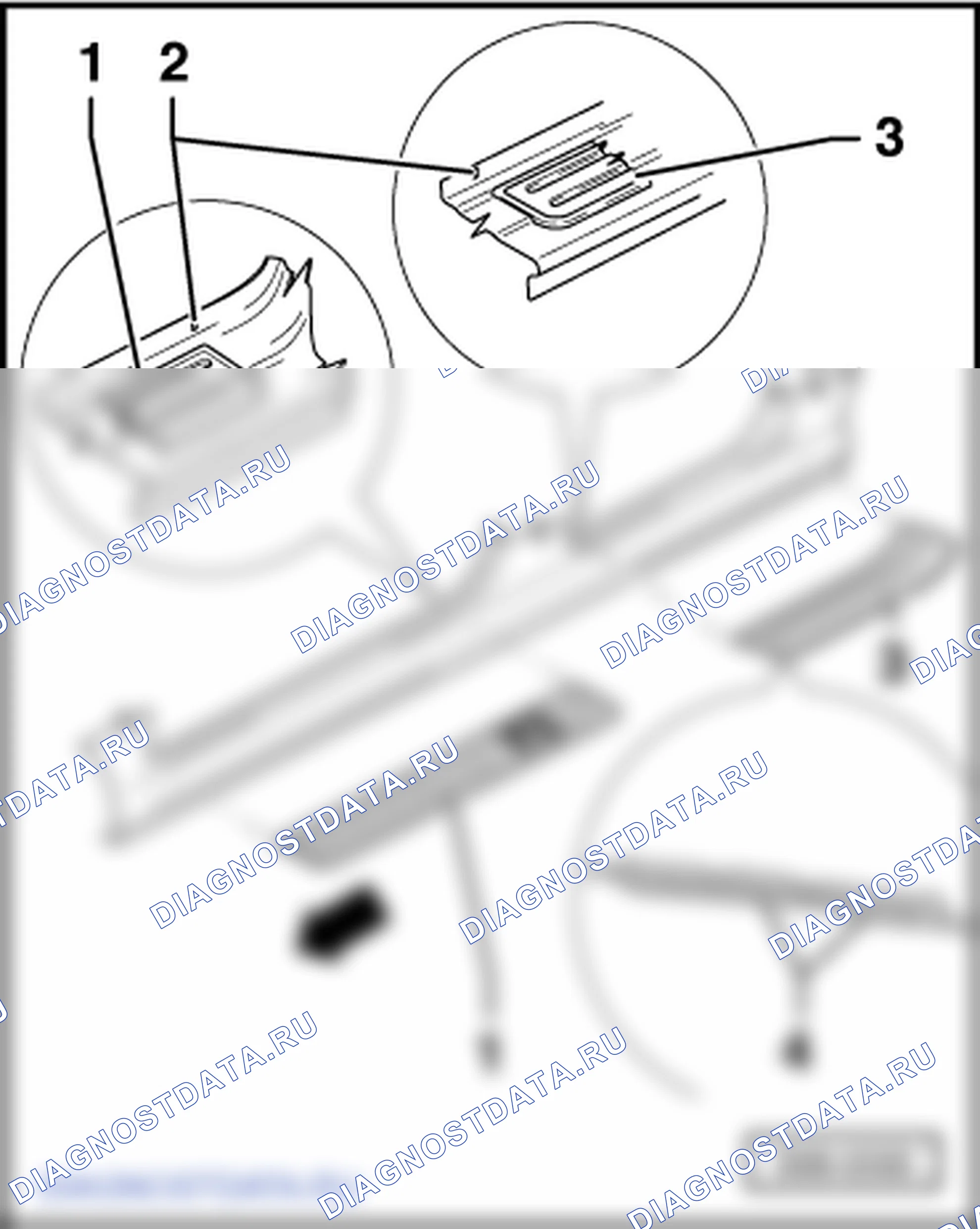 Входные накладки (Кузов - сборочные работы) (исполнение 2). Skoda Superb I