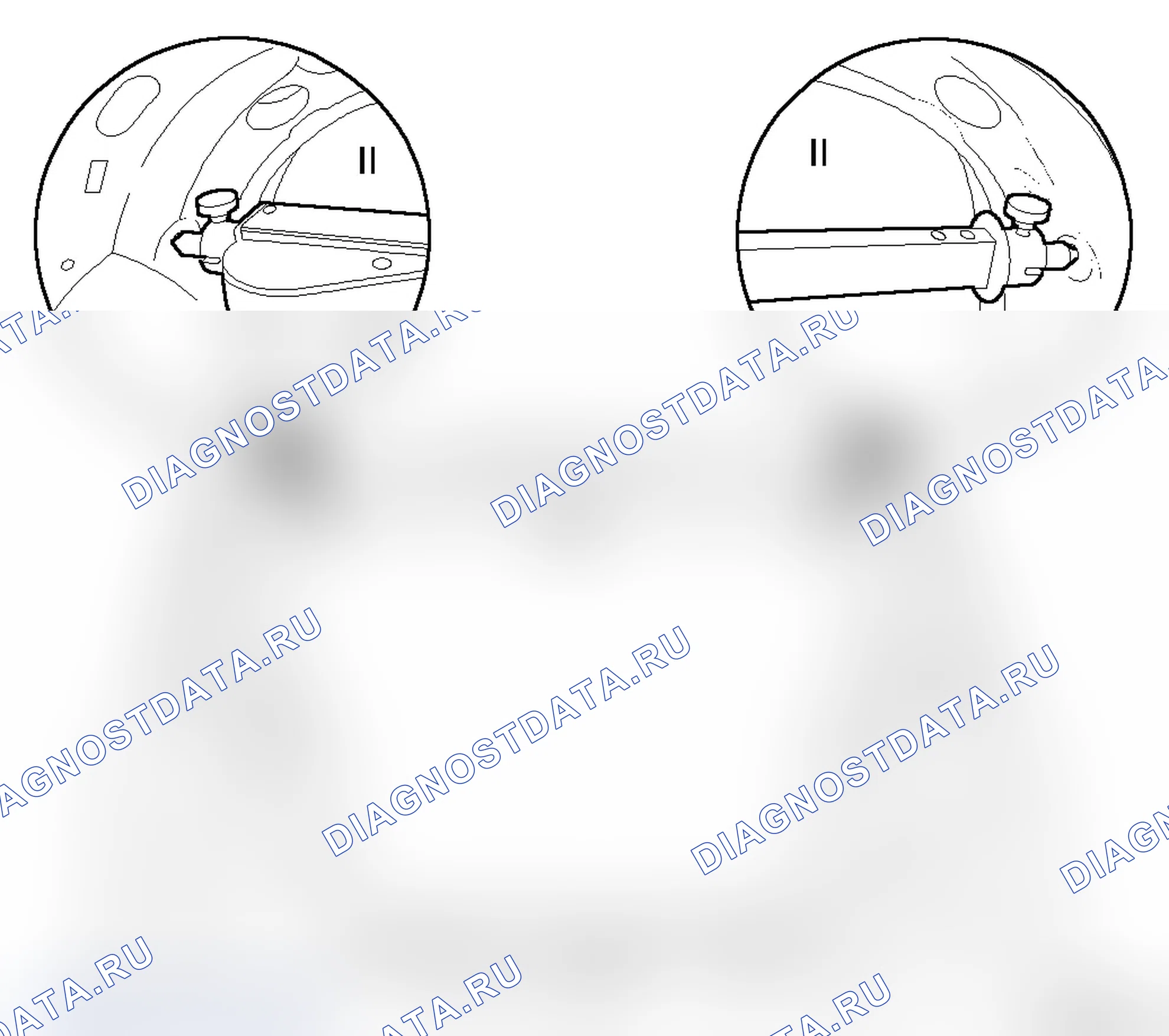 Схема обмера кузова. Opel Zafira B