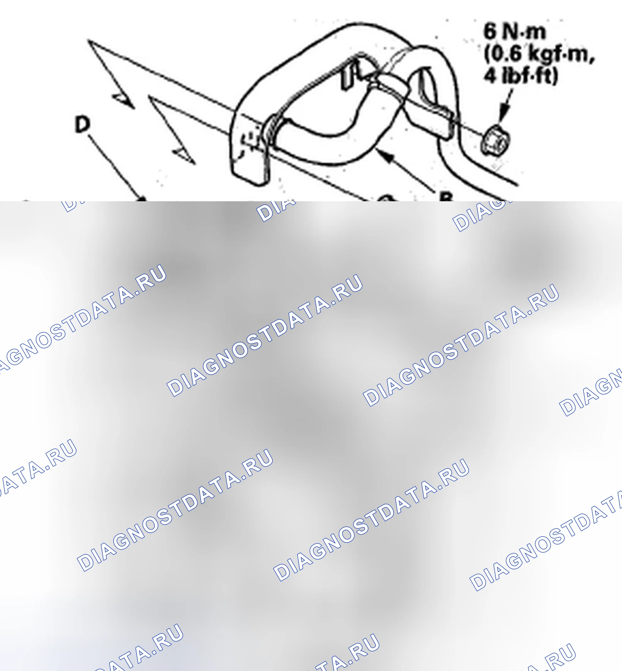 Рис. 65: Замена клапана продувки канистры EVAP. Honda Fit I