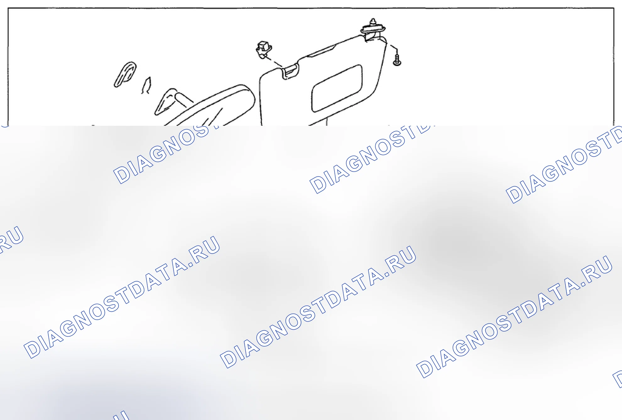 Рис. 38: ВНУТРЕННИЕ ЧАСТИ ПОМЕЩЕНИЯ. Subaru Impreza GH