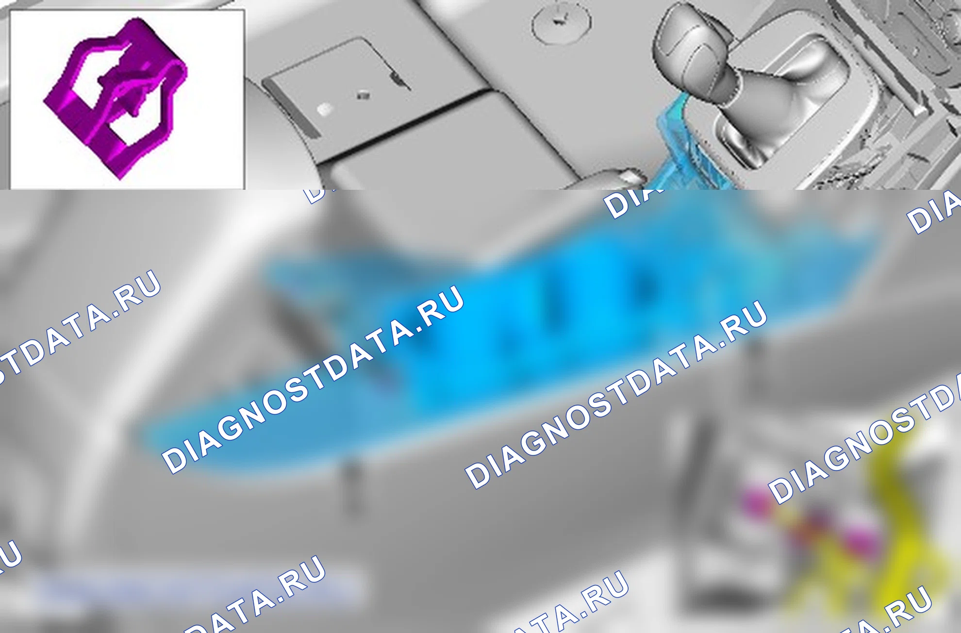 Модуль SYNC [APIM] к универсальной последовательной шине (USB) Кабель порта: описание и работа. Ford Ranger T6