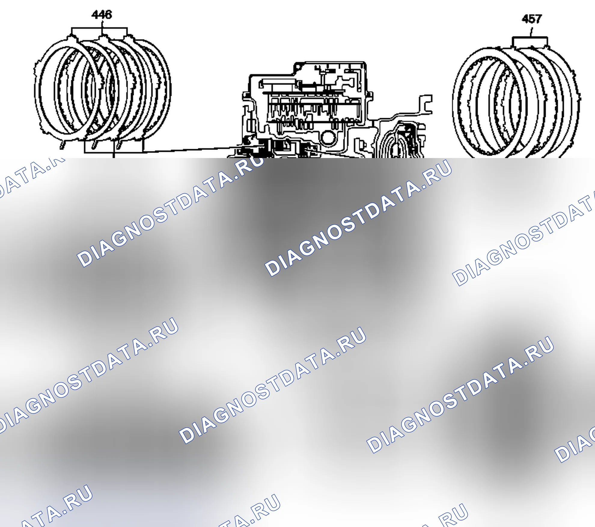 Рис. 95: Пакет дисков сцепления 24240100. Chevrolet Traverse I рестайлинг