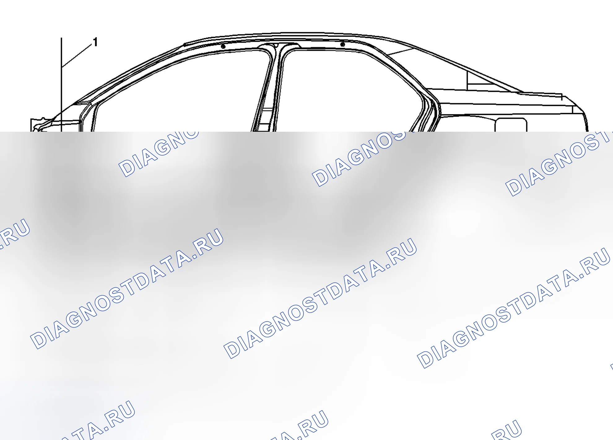 Рис. 17: Размеры - Корпус. Cadillac STS I