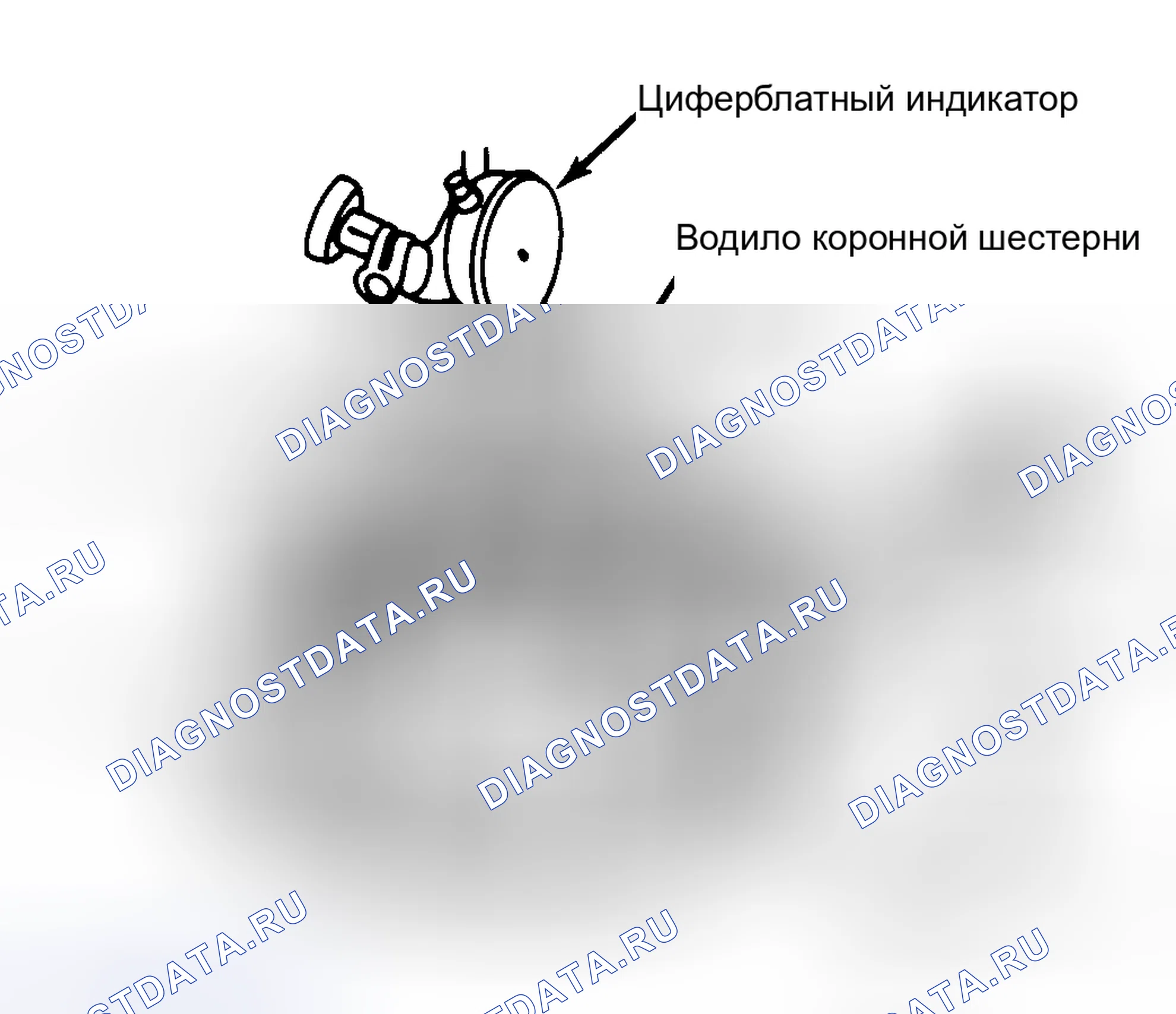 Рис. 5: Предварительная нагрузка на подшипник шестерни. Toyota Tercel L30