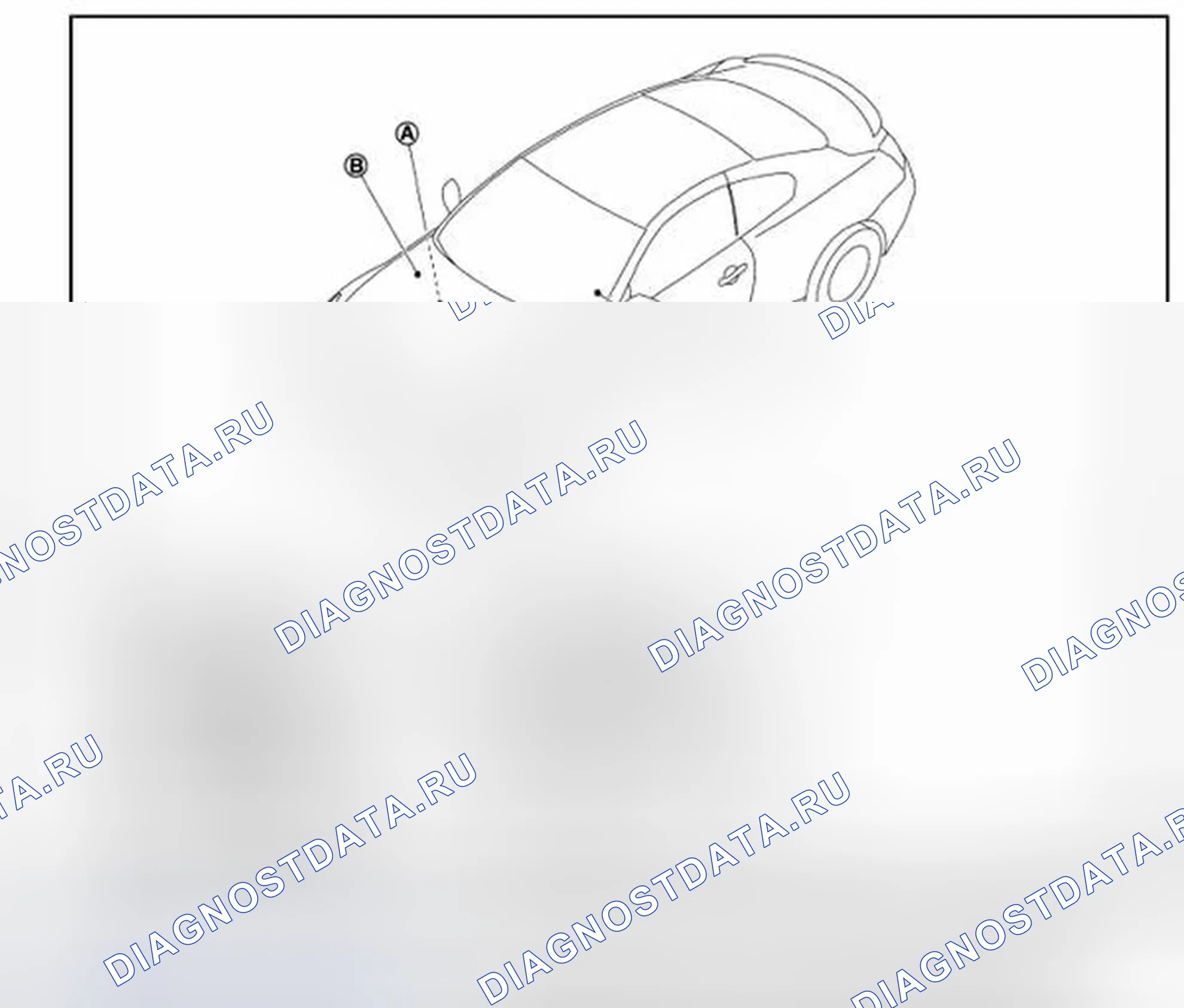 Рис. 205: Расположение компонентов. Infiniti Q60 I