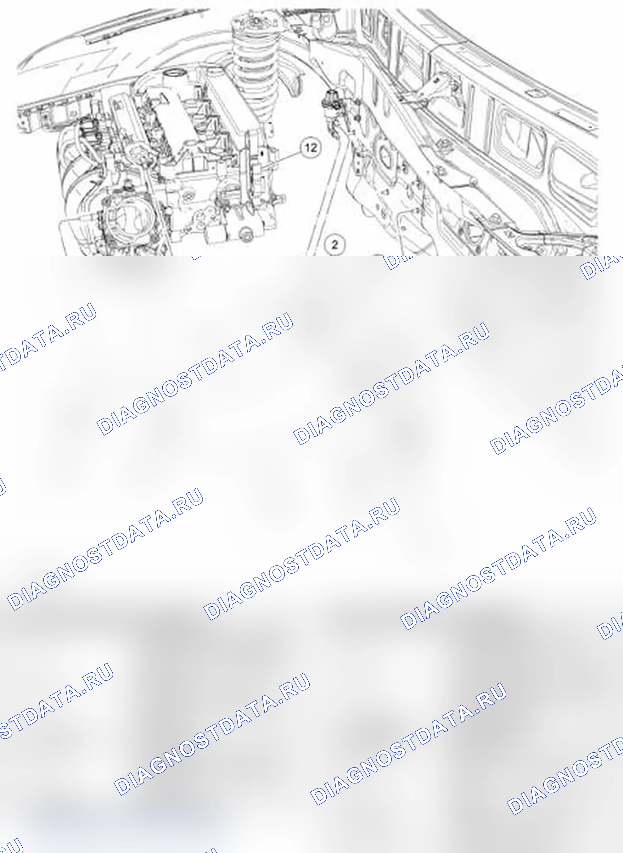 Рис. 35: Топливопроводы - 2.3L. Lincoln Zephyr US