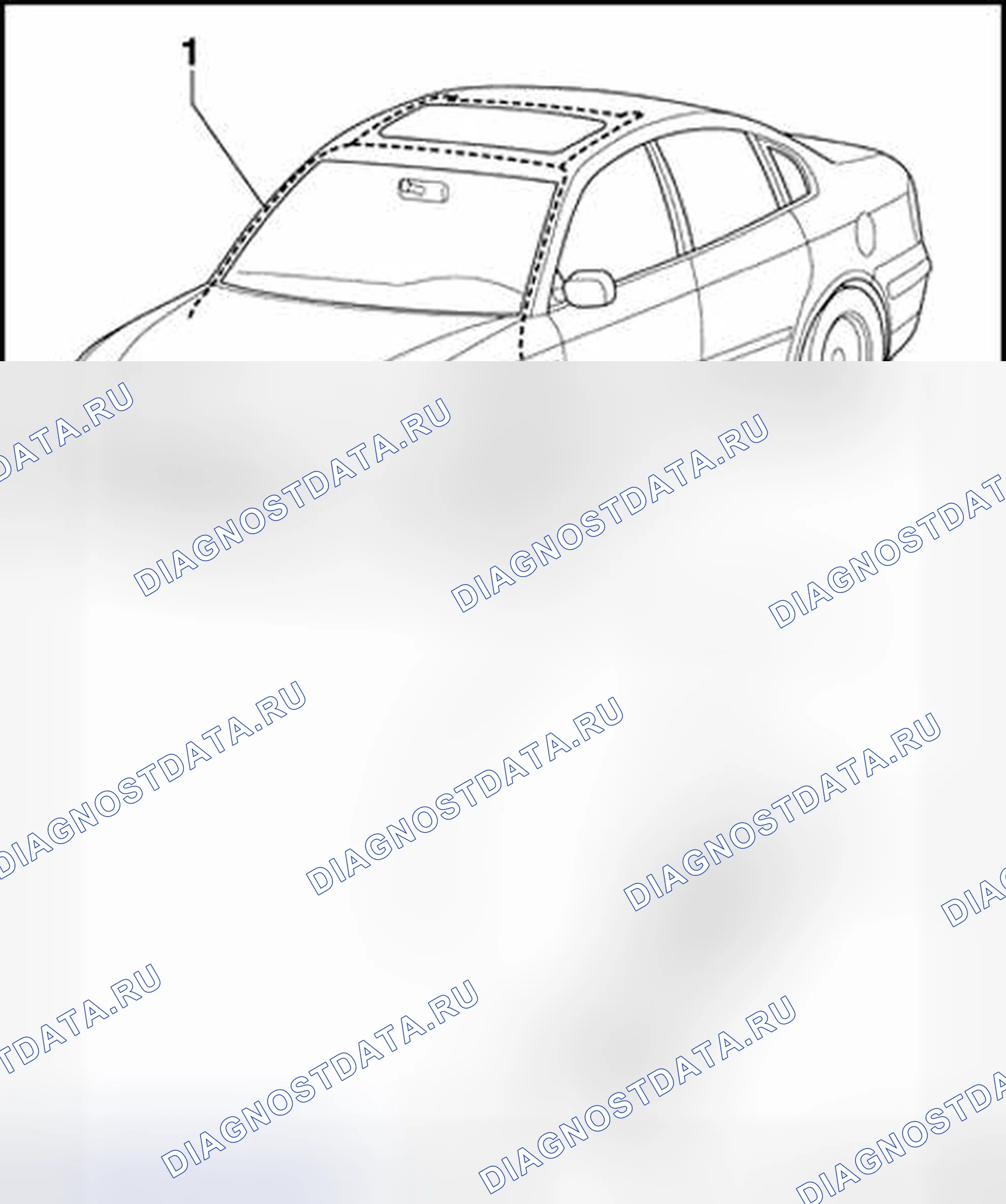 Рис. 50: Передние шланги для слива воды. Volkswagen Passat B5