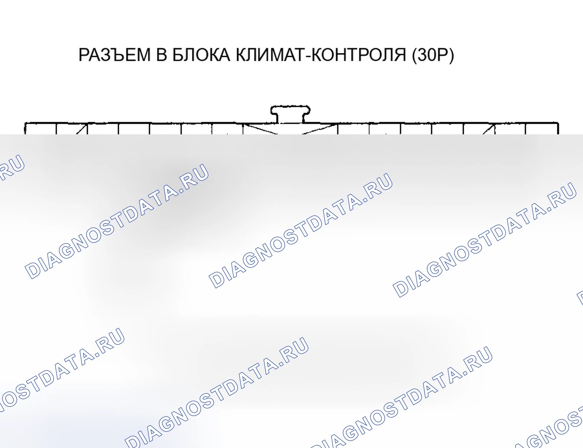 Рис. 23: Индикатор расшифровка кода ошибки B: короткое замыкание в цепи датчика температуры в автомобиле. Honda Pilot I