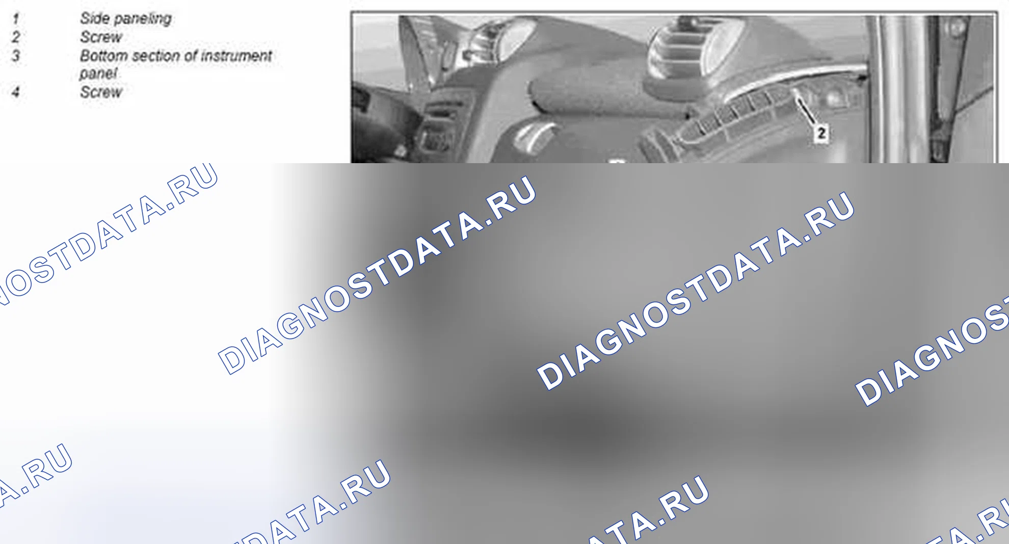 Рис. 113: Снять / установить боковые панели на приборную панель - AR68.10-P-xtigx1 1503MCU. Kia Soul I