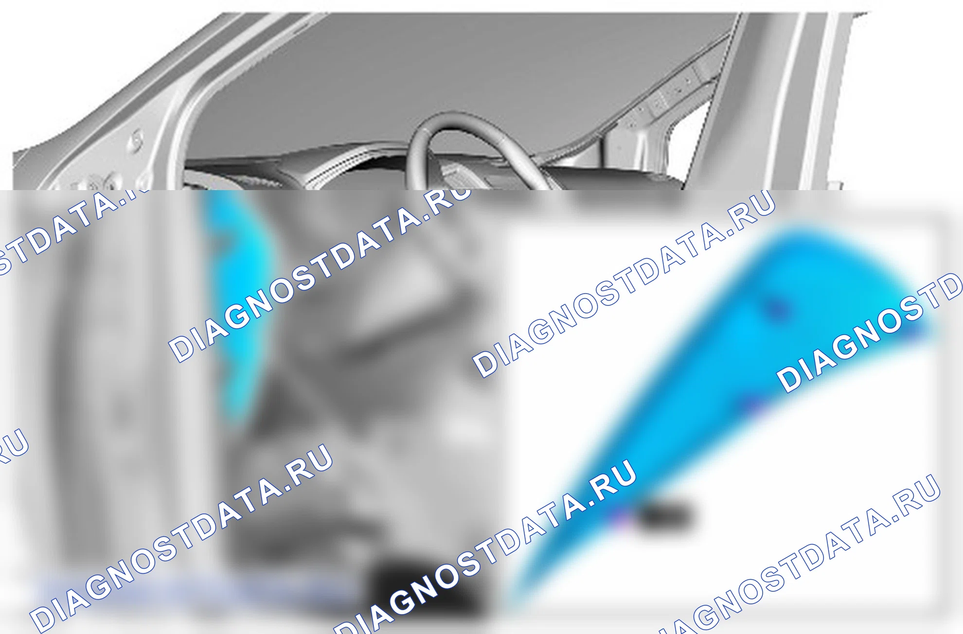 Как снять и установить трос привода механизма отпирания замка капота. Ford Galaxy III