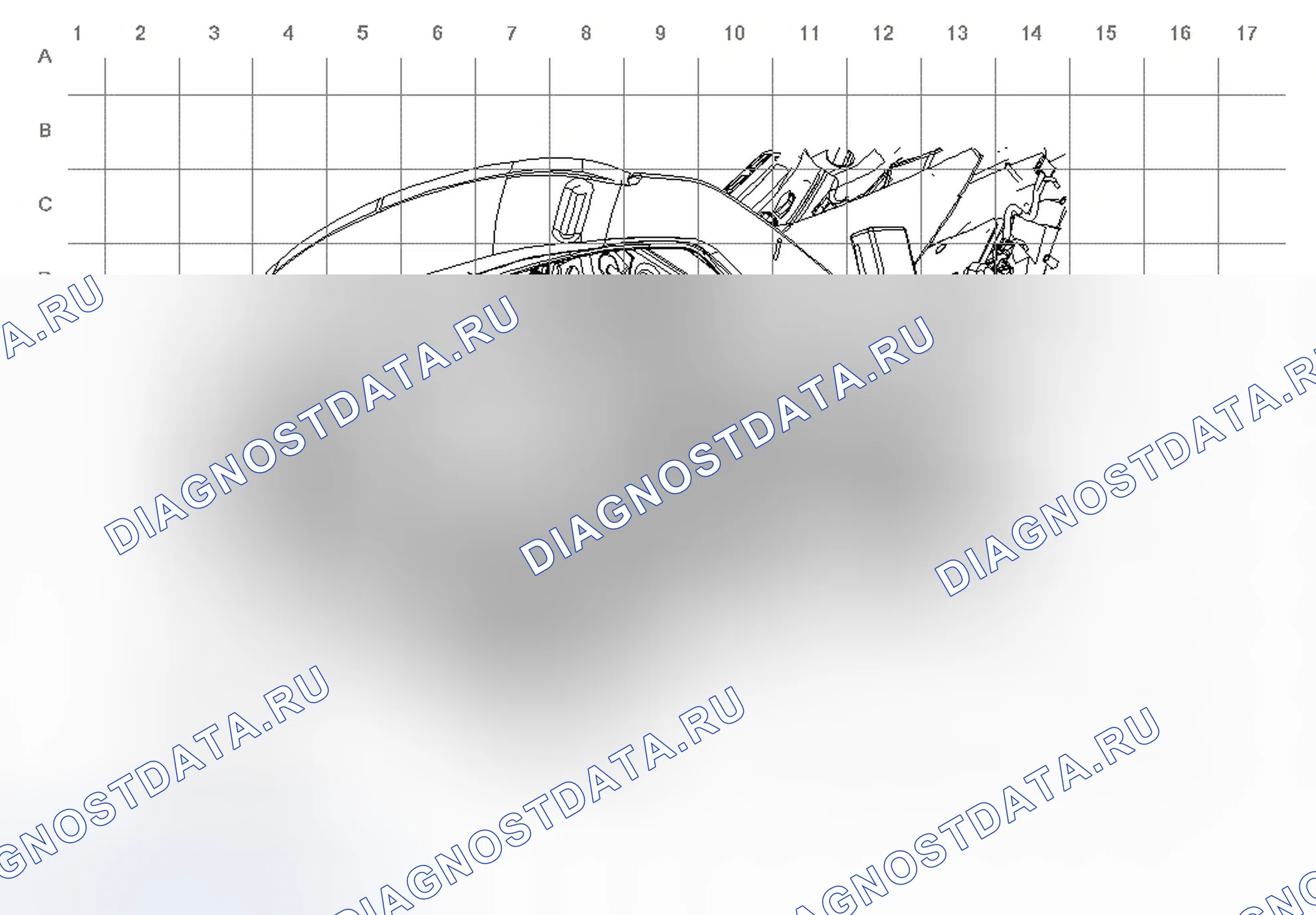 Рис. 63: Прокладка кабелей для пассажирских кресел. Chevrolet Malibu VIII рестайлинг