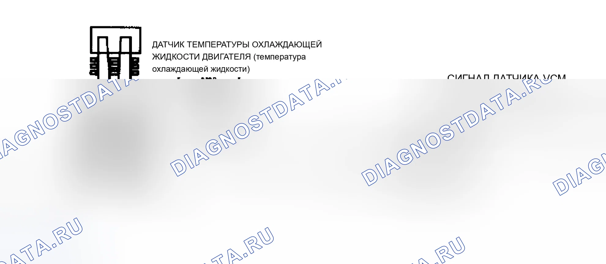 Рис. 65: Код P0117 Схематический (4.3L " S " и " T " Series Pickup M / T) Датчик температуры охлаждающей жидкости. Chevrolet Pickup C3500 