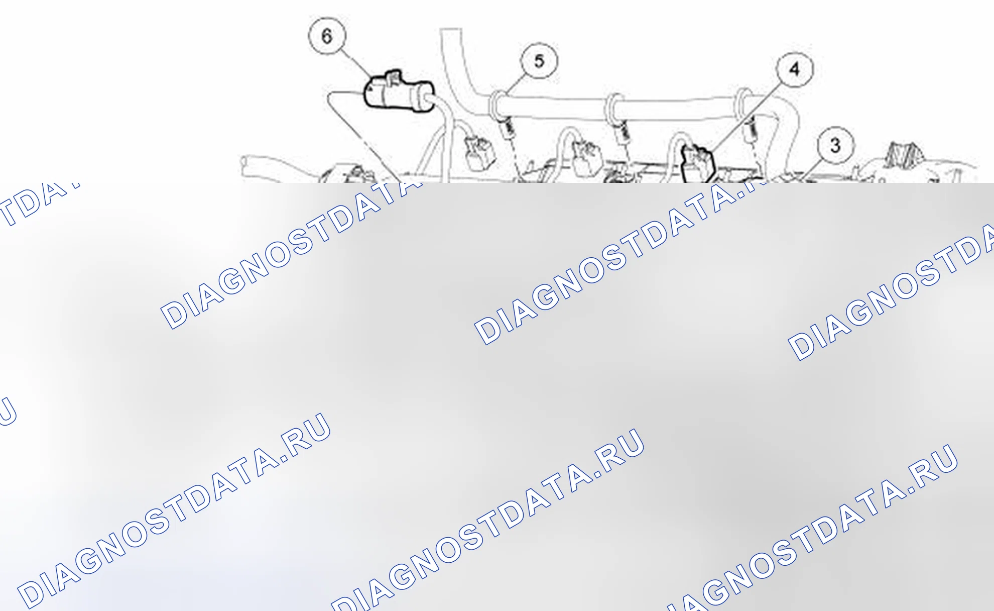 Рис. 262: Крышка клапана - правая (вид 2 из 3). Hyundai Lafesta I