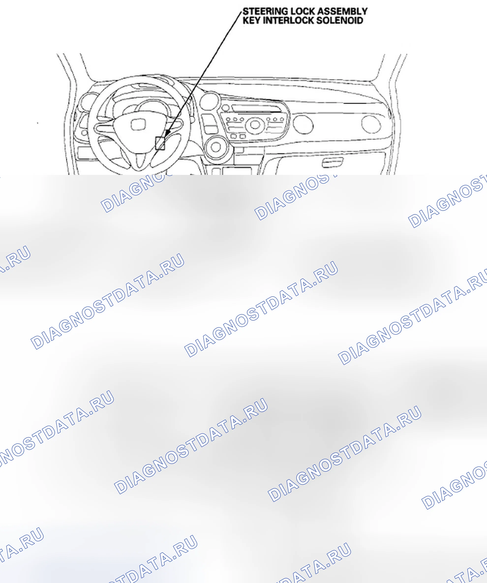 Рис. 149: Индекс расположения компонентов. Honda Insight ZE2 рестайлинг