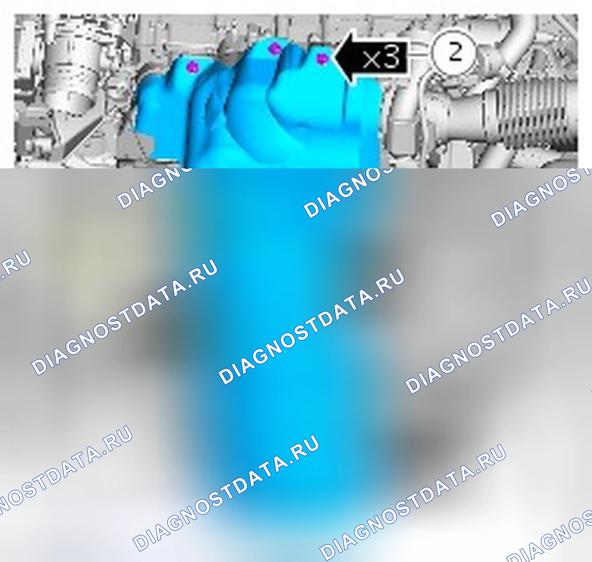 Как снять присоединяемые детали двигателя. Ford Mondeo IV