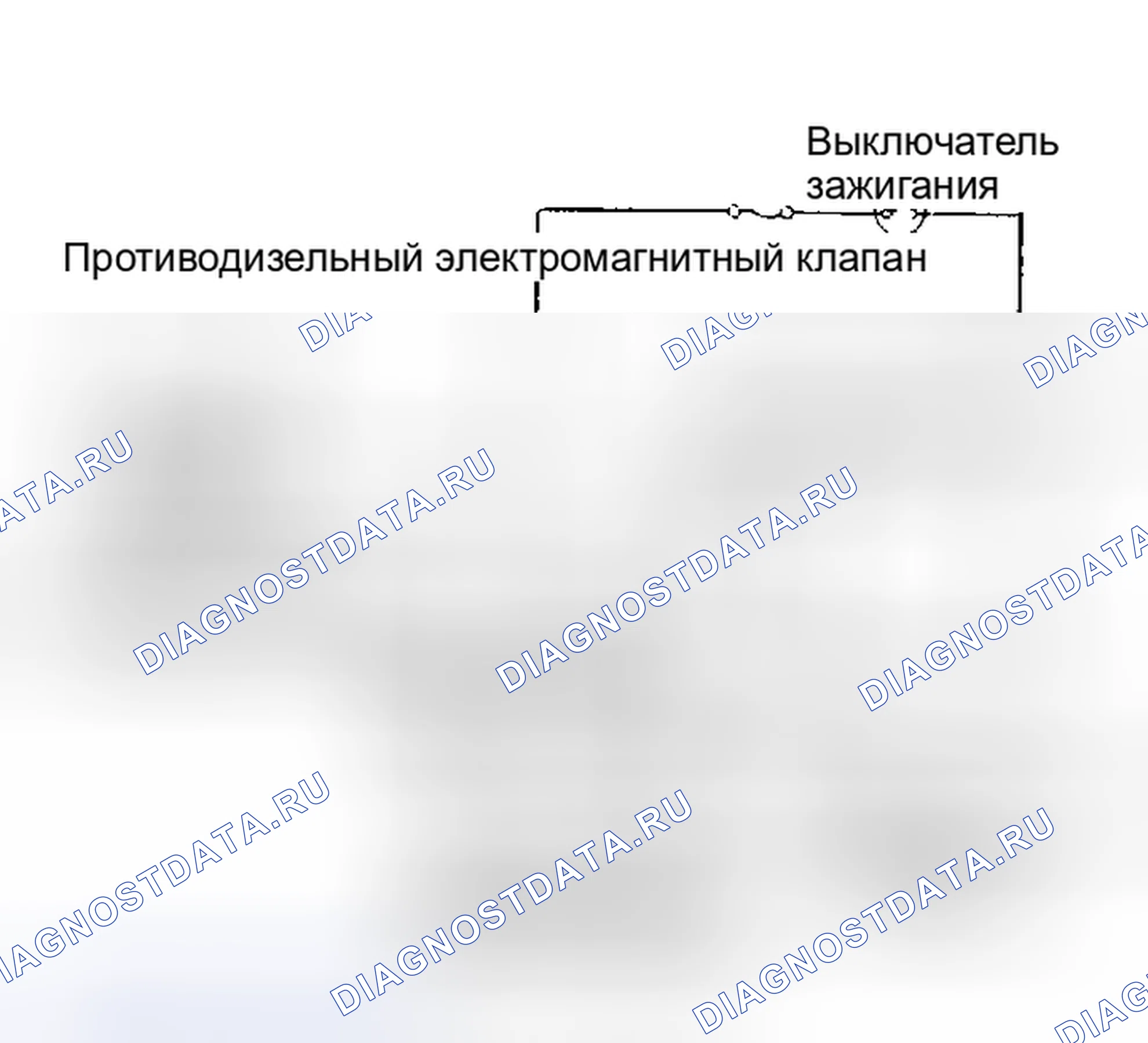 Рис. 3: Система перекрытия подачи топлива (модели Pulsar - Калифорния). Nissan Pulsar N12