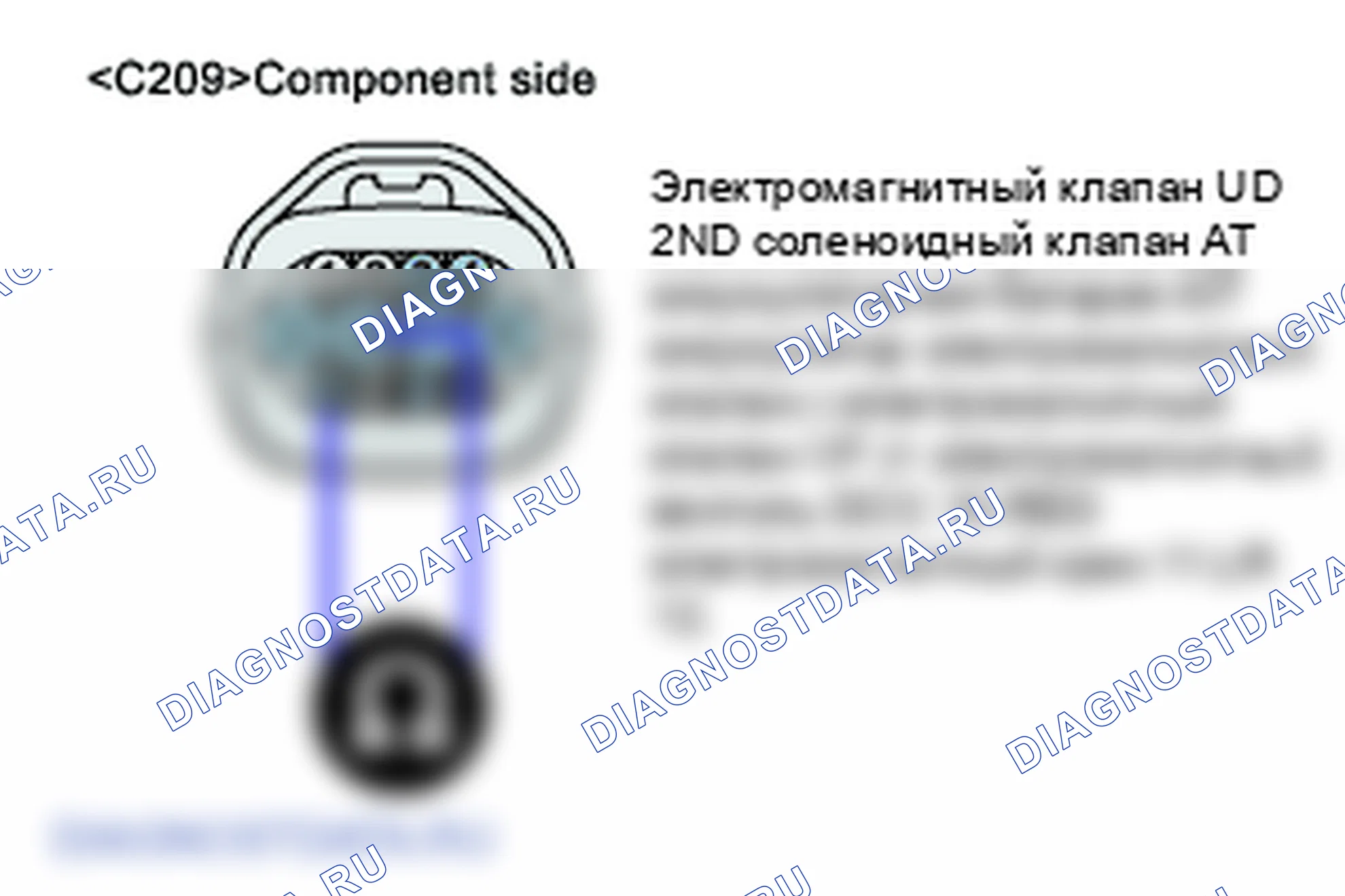 P0743: Электромагнитный клапан управления сцеплением гидротрансформатора - открытый или короткий (GND). Hyundai Santa Fe CM