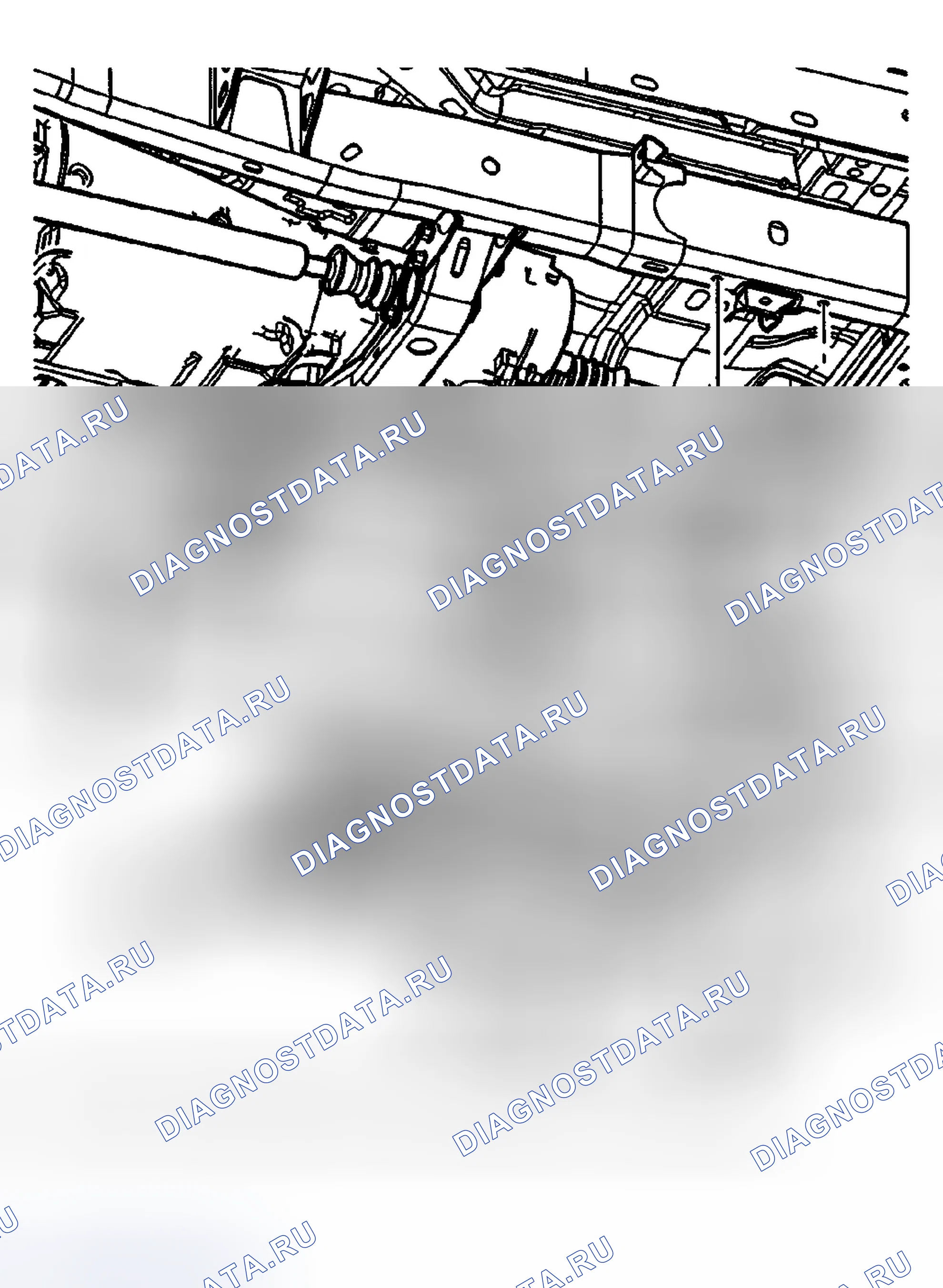 Рис. 616: ДЕМОНТАЖ. Dodge Pickup R2500 