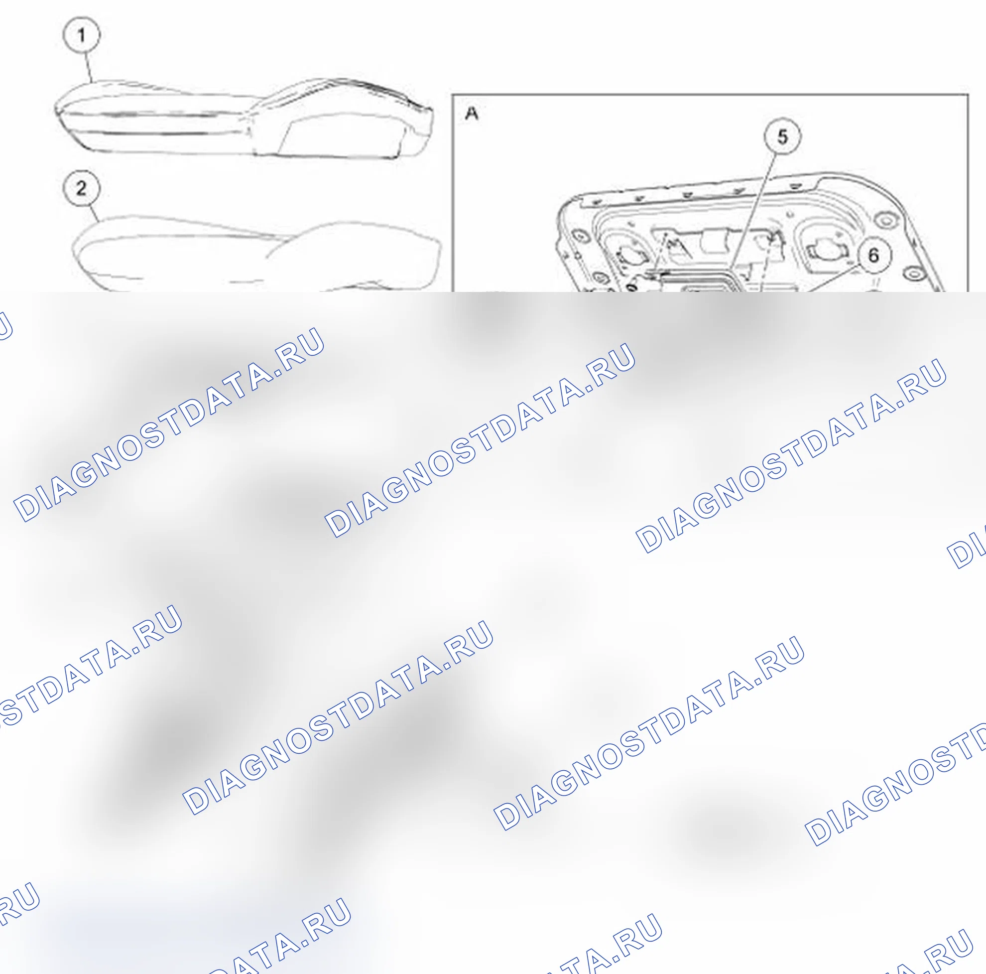 Рис. 23: Подушка пассажирского сиденья. Ford Transit Connect I рестайлинг