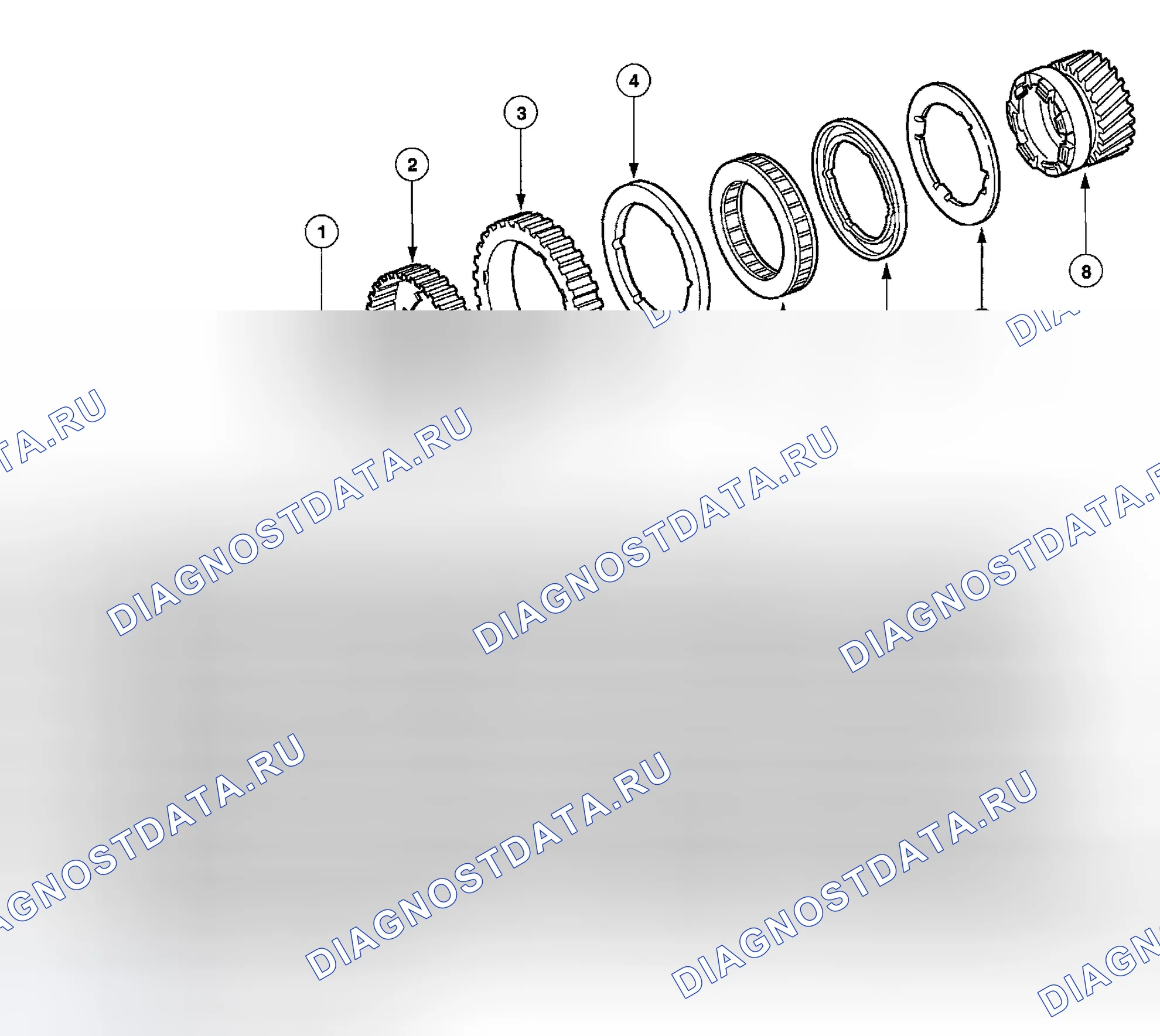 Рис. 700: Примечание по разборке. Mazda Tribute I