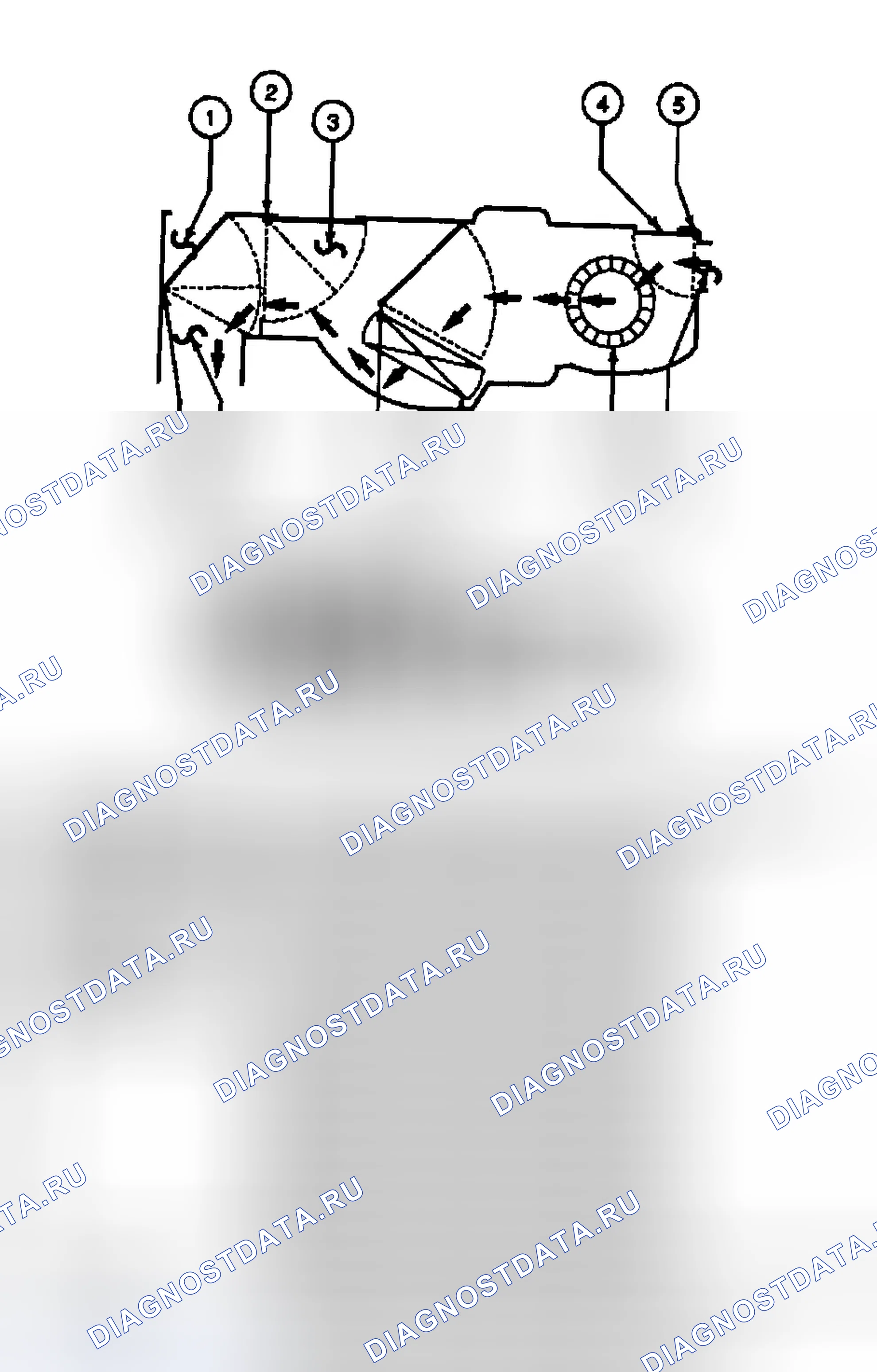 Рис. 44: Пол, Полный теплый. Ford Windstar I