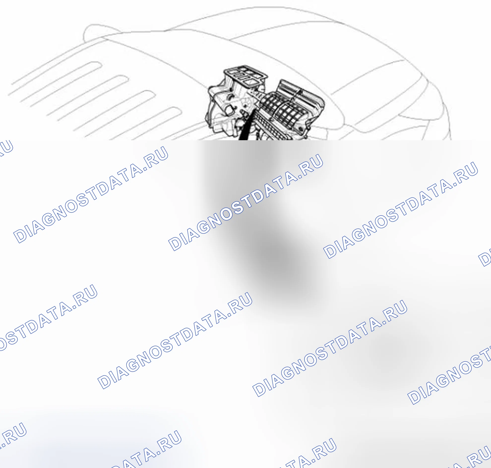 Рис. 21: Расположение компонентов. Hyundai Tucson II
