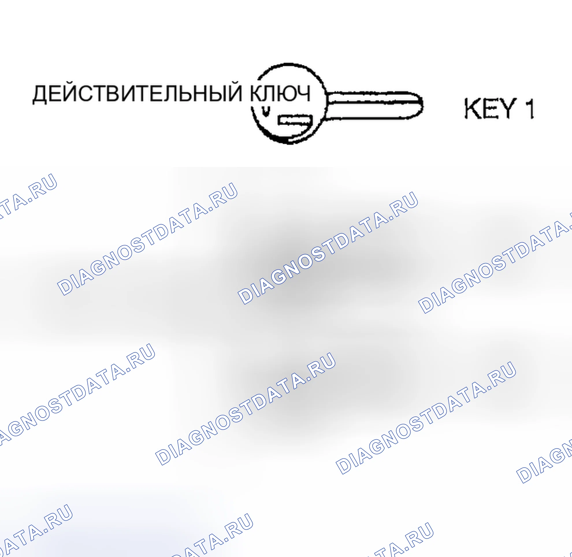 Рис. 101: Когда клиент принес хотя бы один действительный ключ (требуется кодовое слово). Mazda MPV II рестайлинг