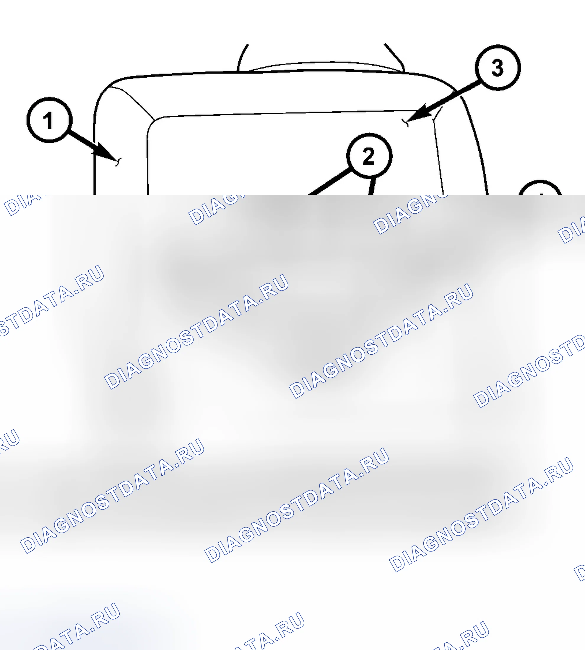 Рис. 57: РАЗЪЕМНОЕ ПОСАДОЧНОЕ МЕСТО 50 / 50. Dodge Grand Caravan IV